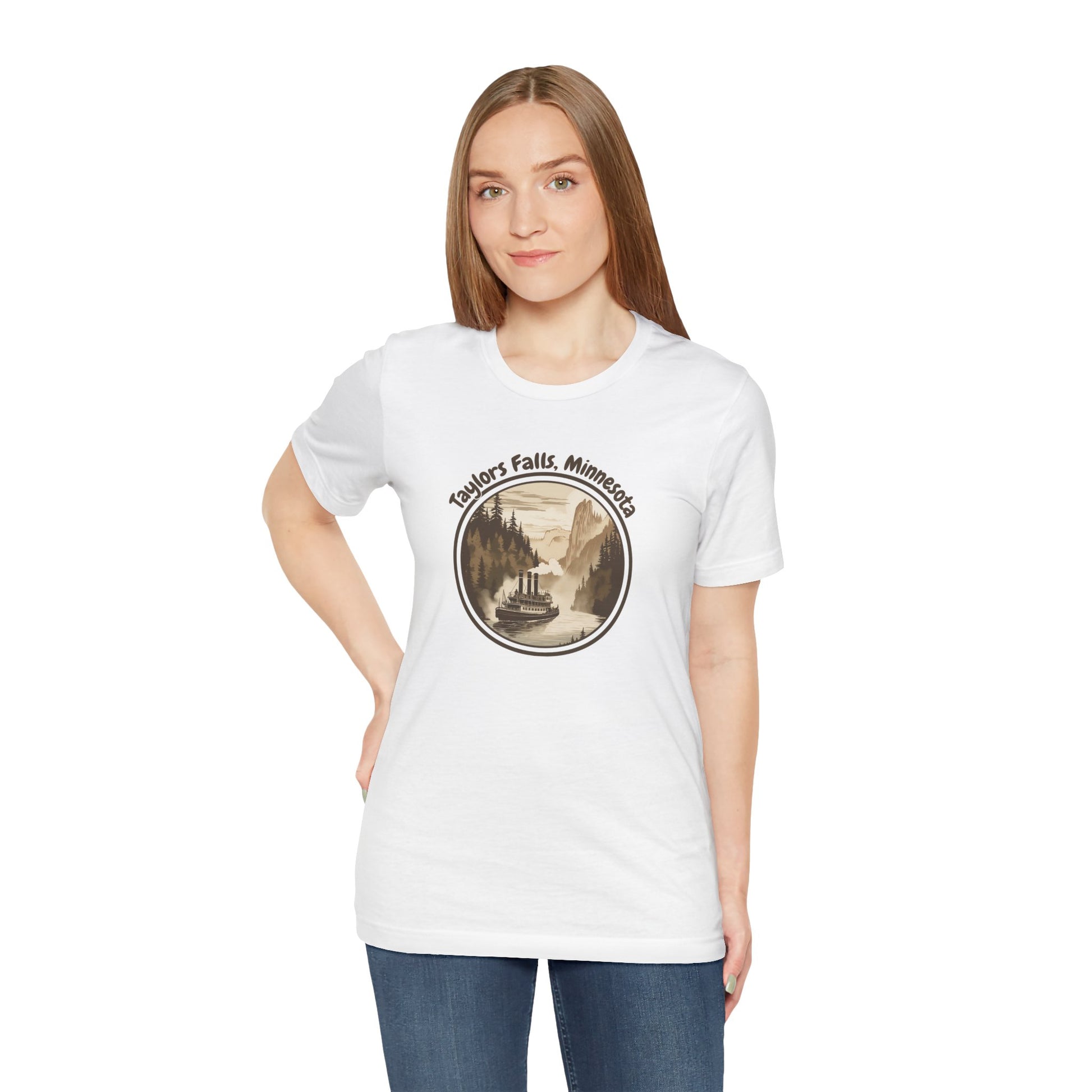 Small Towns Collection Unisex Tee - Taylors Falls, Minnesota Design - Graleske