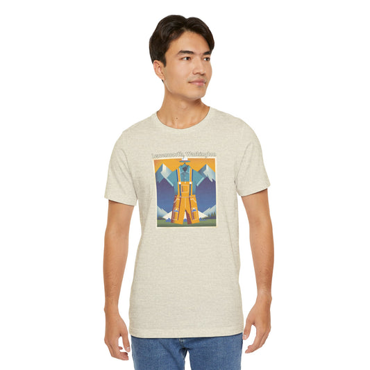 Small Towns Collection Unisex Tee - Leavenworth, Washington Design - Graleske