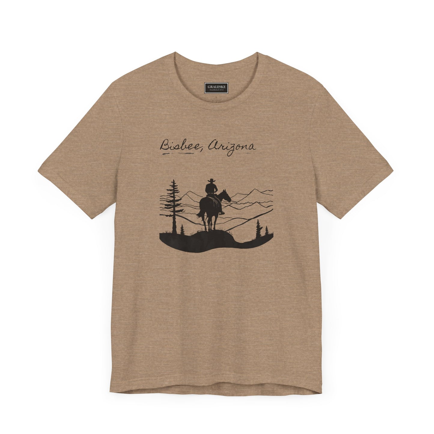 Small Towns Collection Unisex Tee - Bisbee, Arizona Design - Graleske