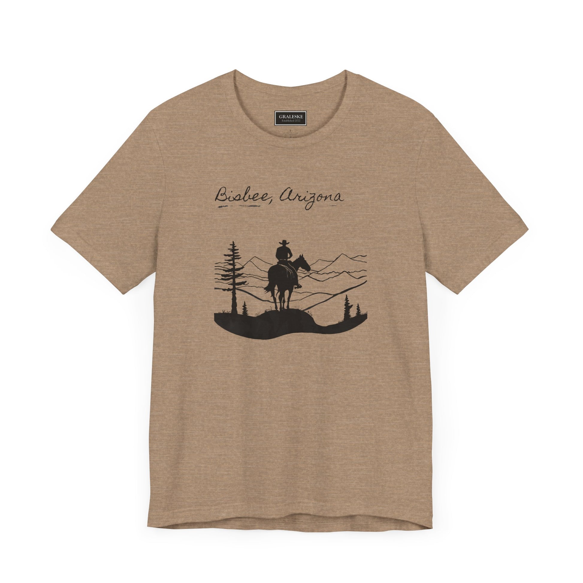 Small Towns Collection Unisex Tee - Bisbee, Arizona Design - Graleske