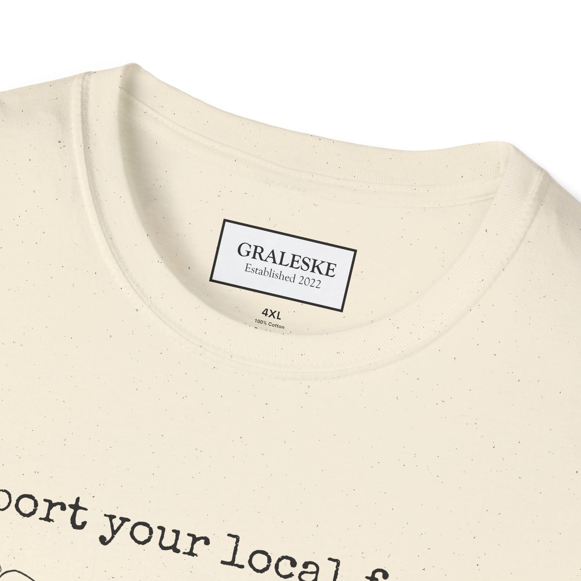 Farmer Support Unisex T-Shirt - Farmer and goat - Graleske