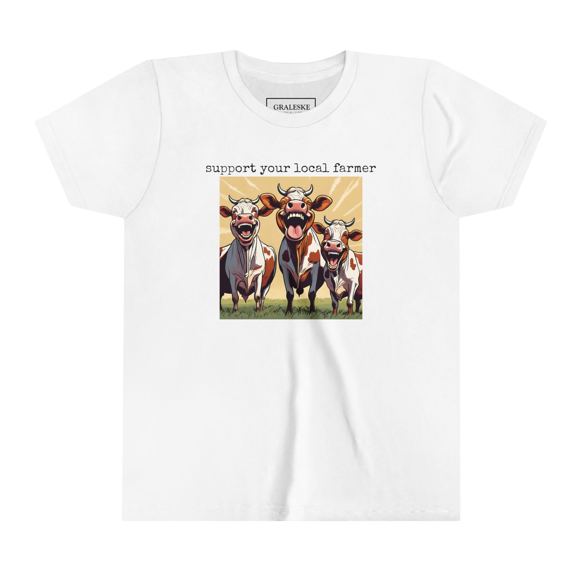 Happy Cows Youth Tee - Graleske