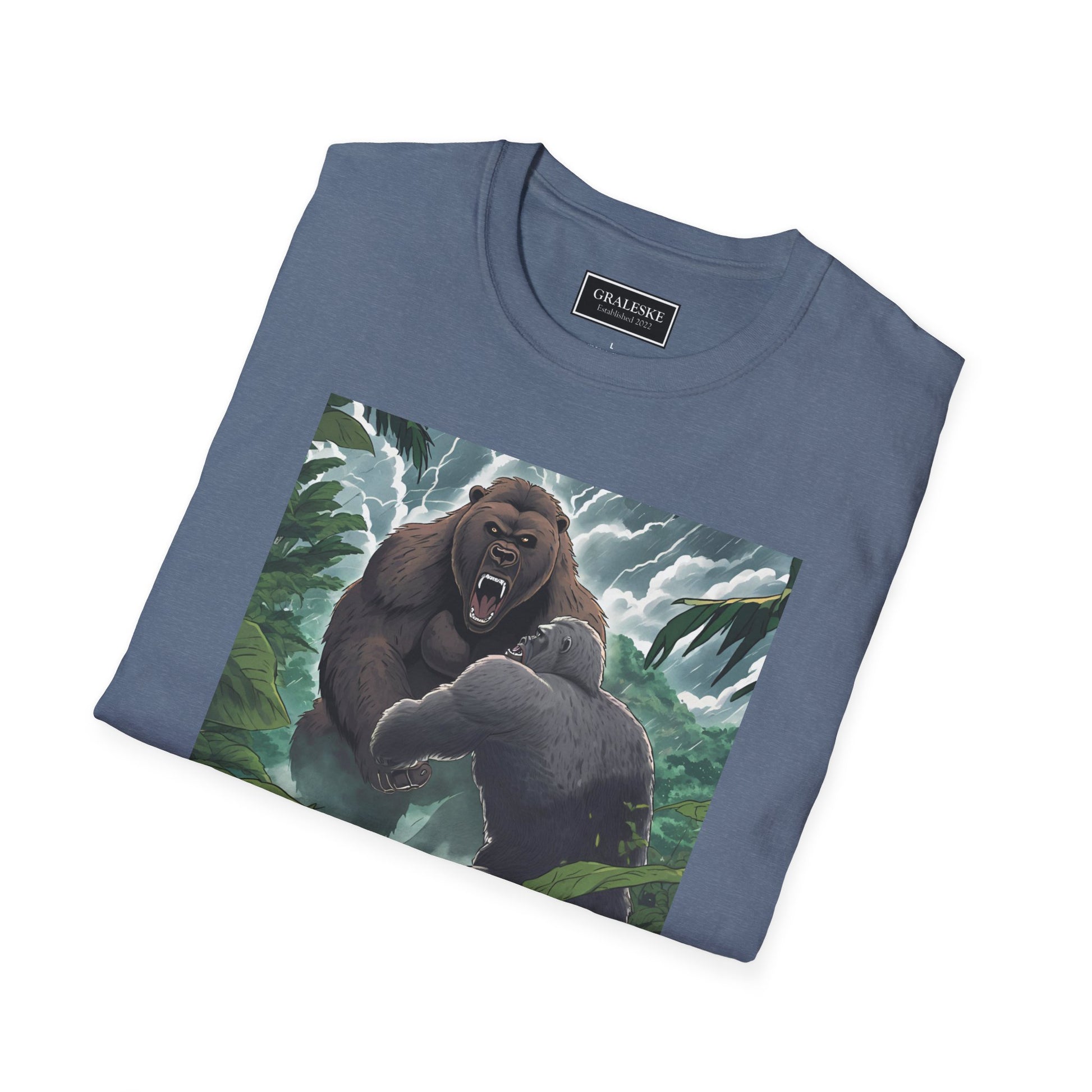 Grizzly vs Gorilla - Unisex T-Shirt - Graleske