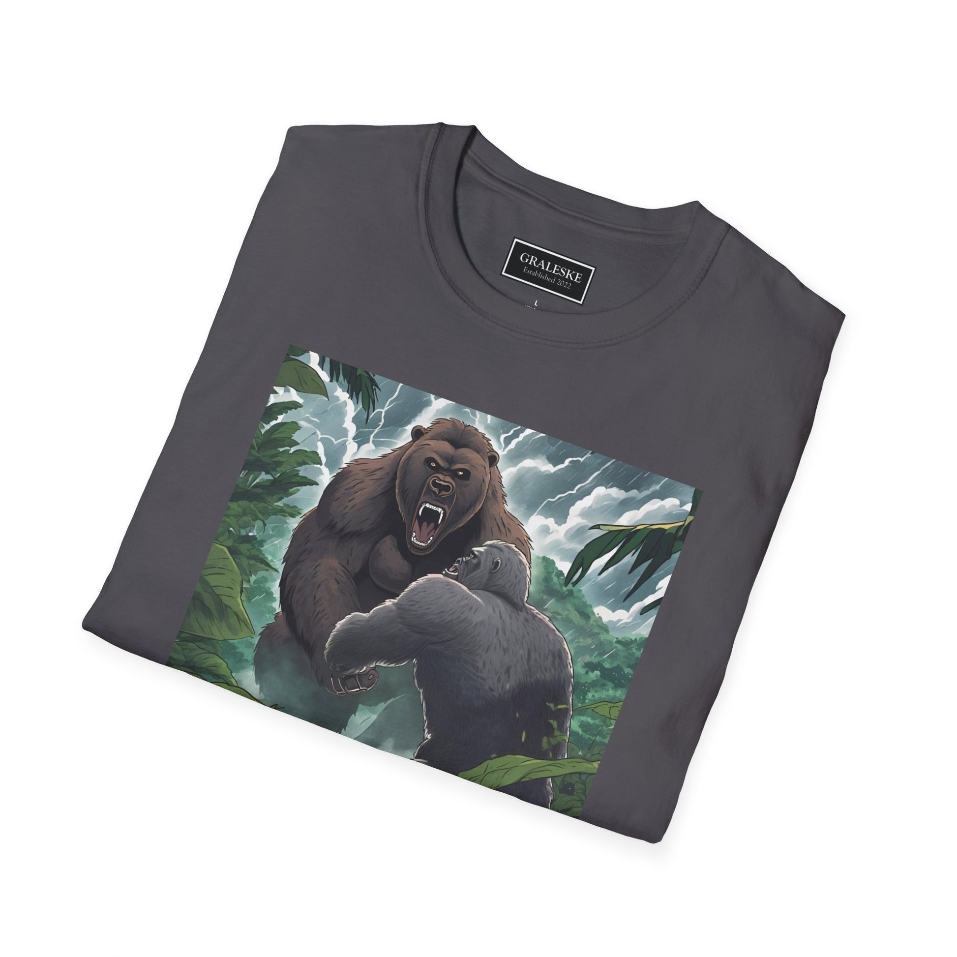 Grizzly vs Gorilla - Unisex T-Shirt - Graleske