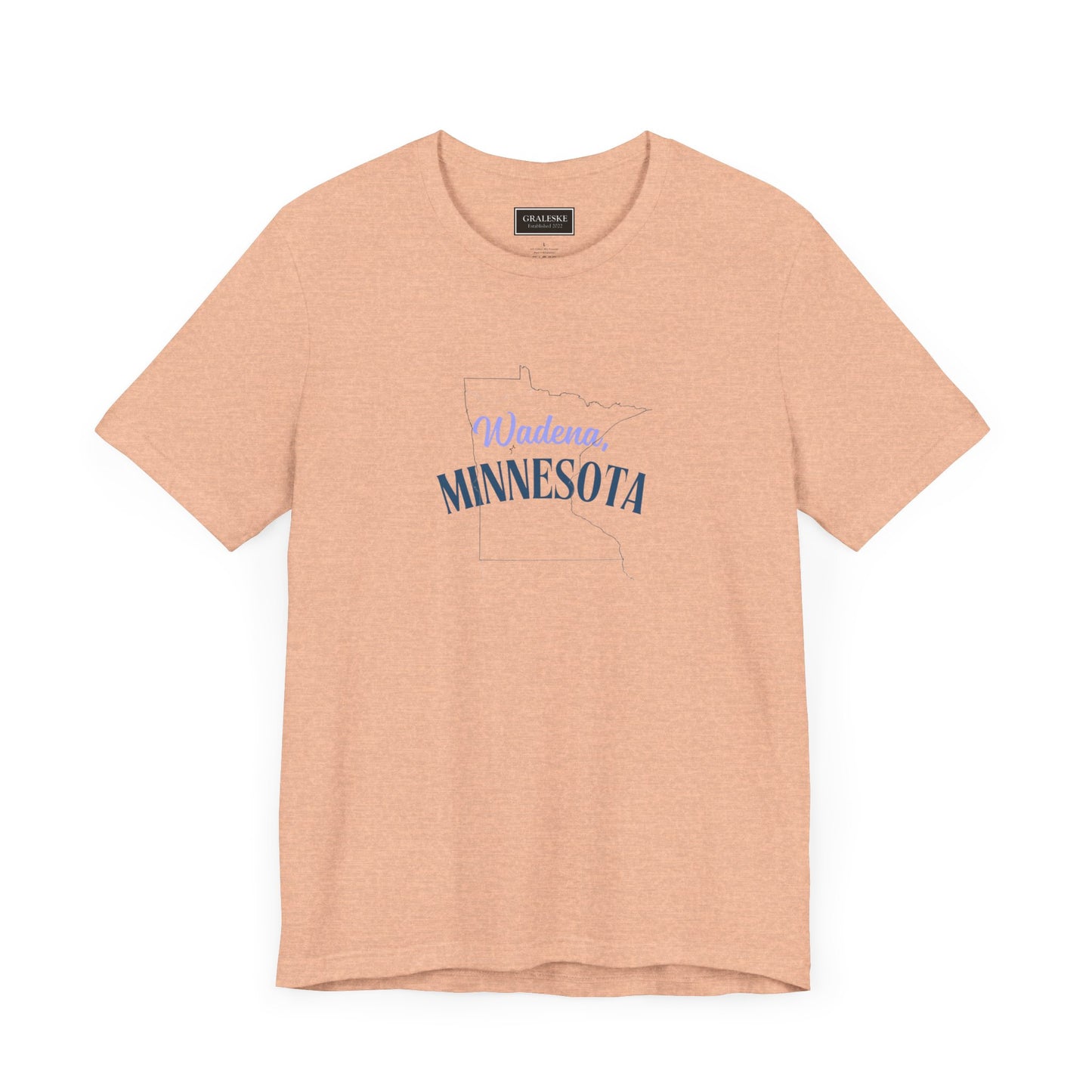 Small Towns Collection Unisex Tee - Wadena, Minnesota Design - Graleske
