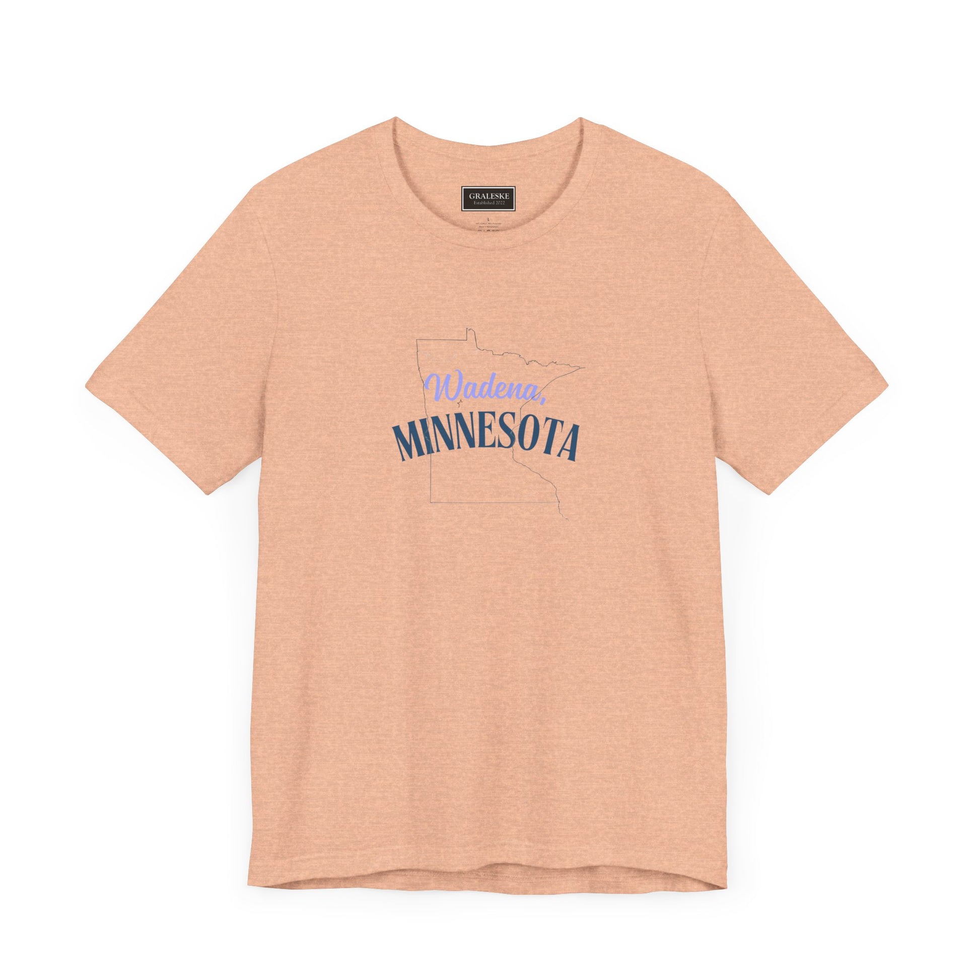 Small Towns Collection Unisex Tee - Wadena, Minnesota Design - Graleske