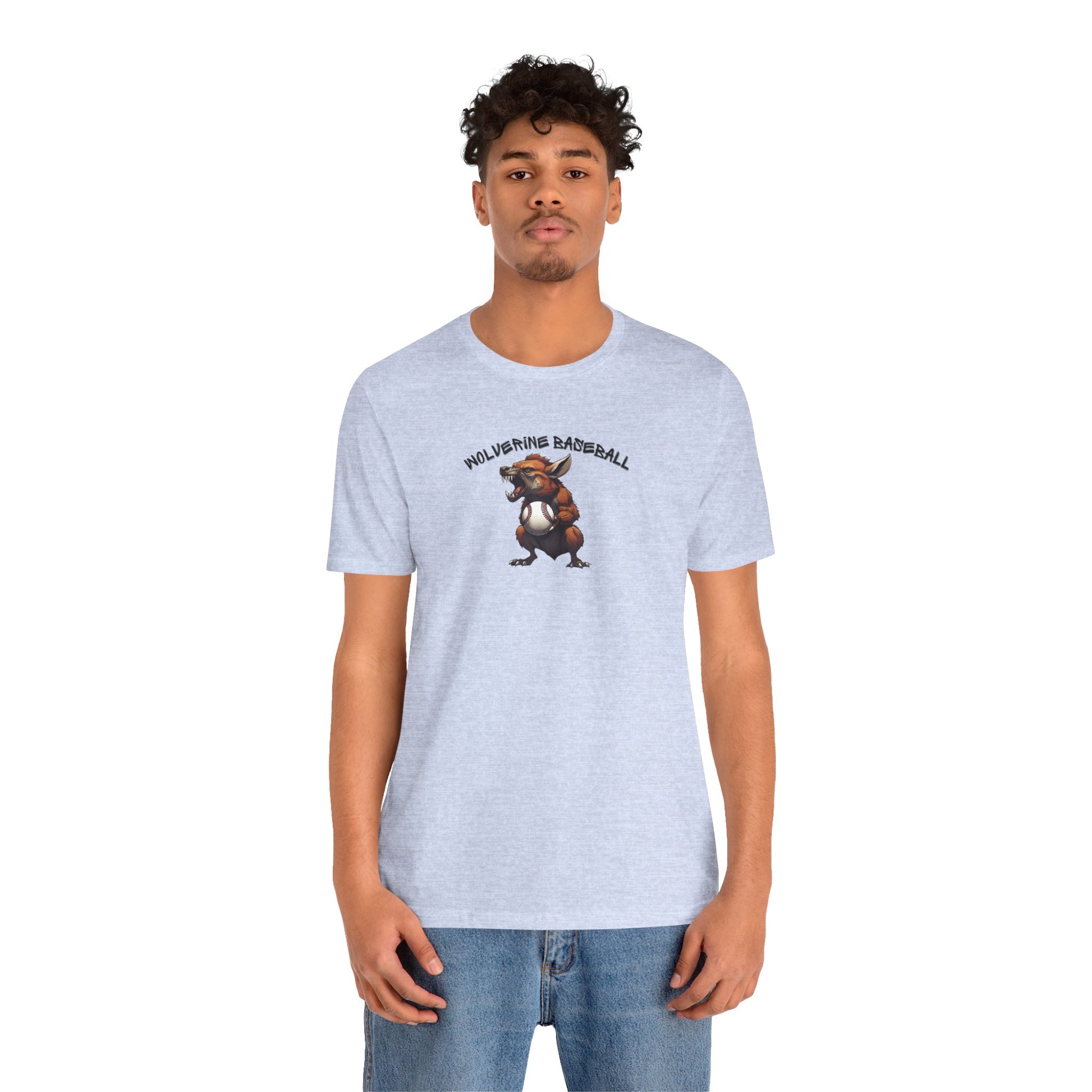 Wolverine Baseball Tee - Unisex Jersey Short Sleeve T-shirt - Graleske