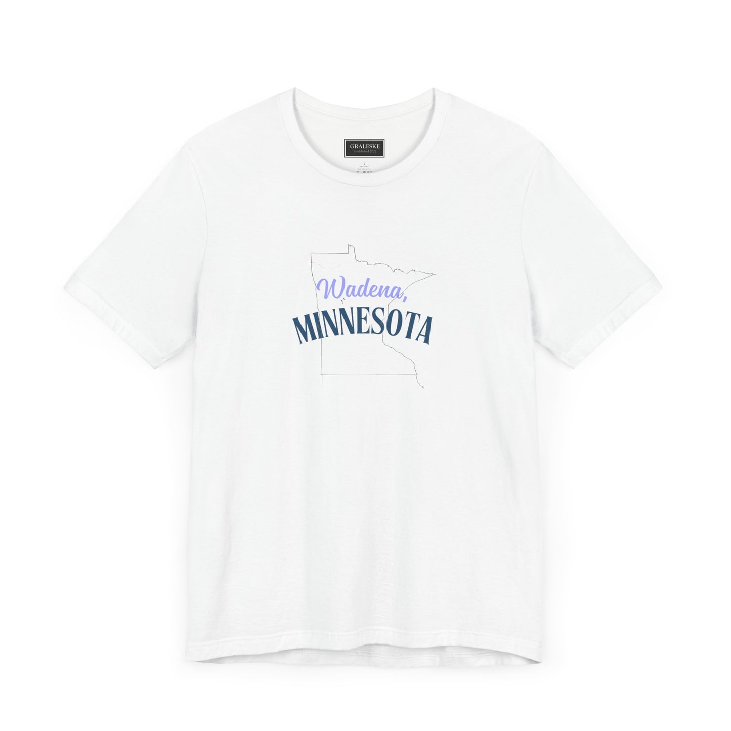 Small Towns Collection Unisex Tee - Wadena, Minnesota Design - Graleske