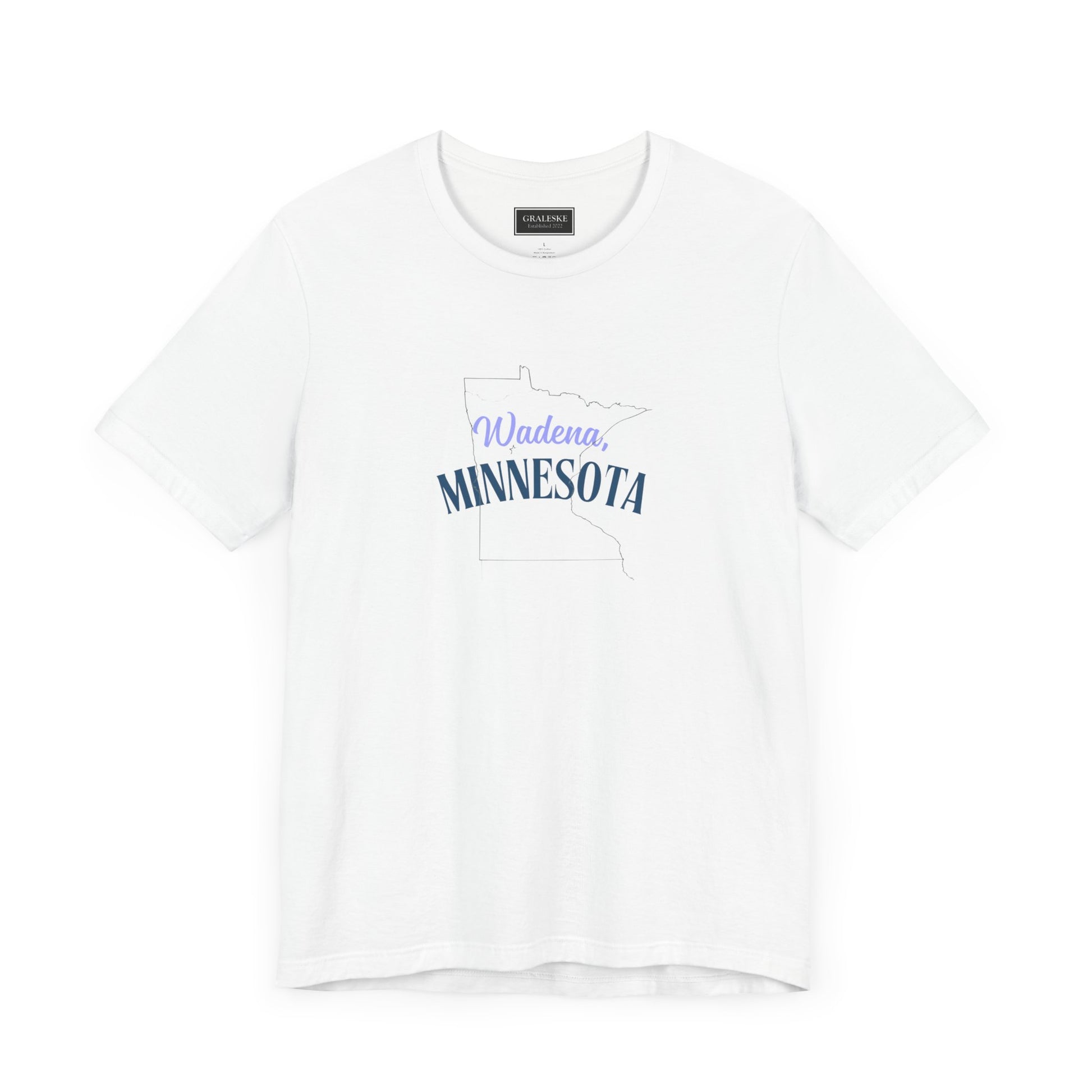 Small Towns Collection Unisex Tee - Wadena, Minnesota Design - Graleske