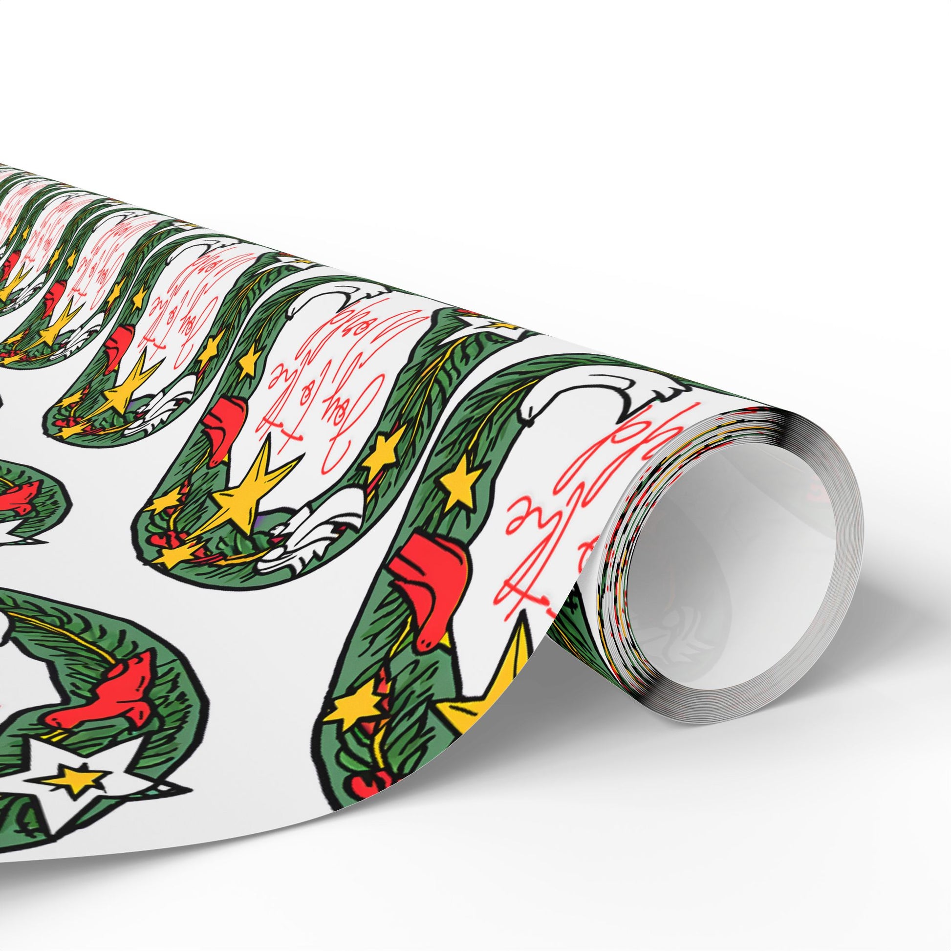 Wrapping Paper - Joy To The World - Graleske