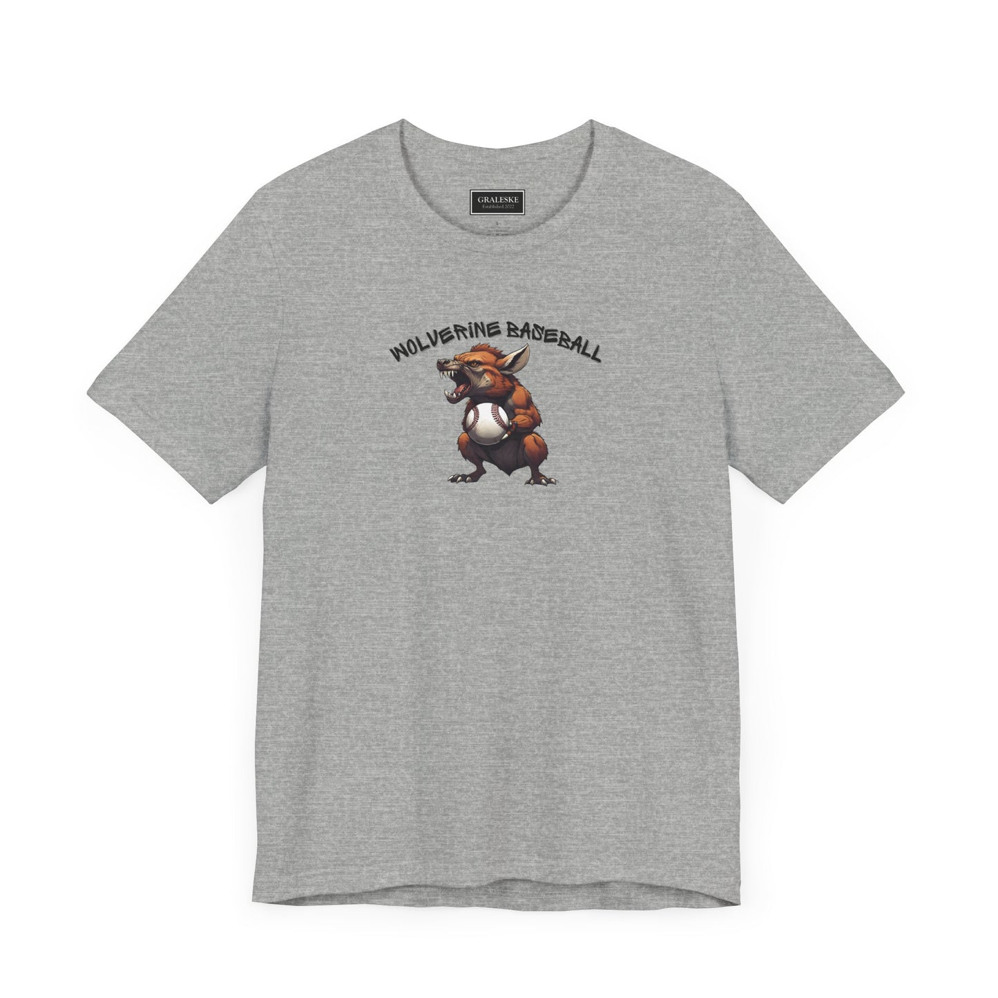 Wolverine Baseball Tee - Unisex Jersey Short Sleeve T-shirt - Graleske