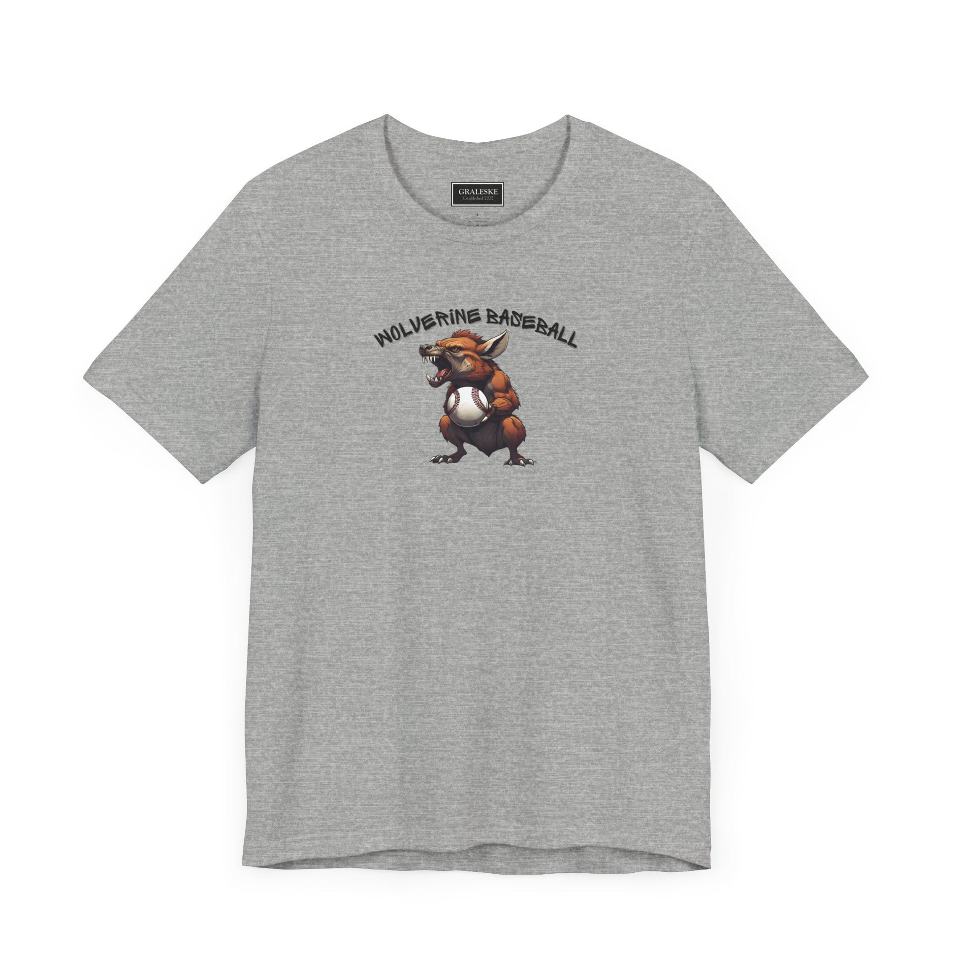 Wolverine Baseball Tee - Unisex Jersey Short Sleeve T-shirt - Graleske