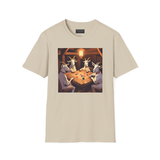 Goats playing poker - Unisex T-Shirt - Graleske