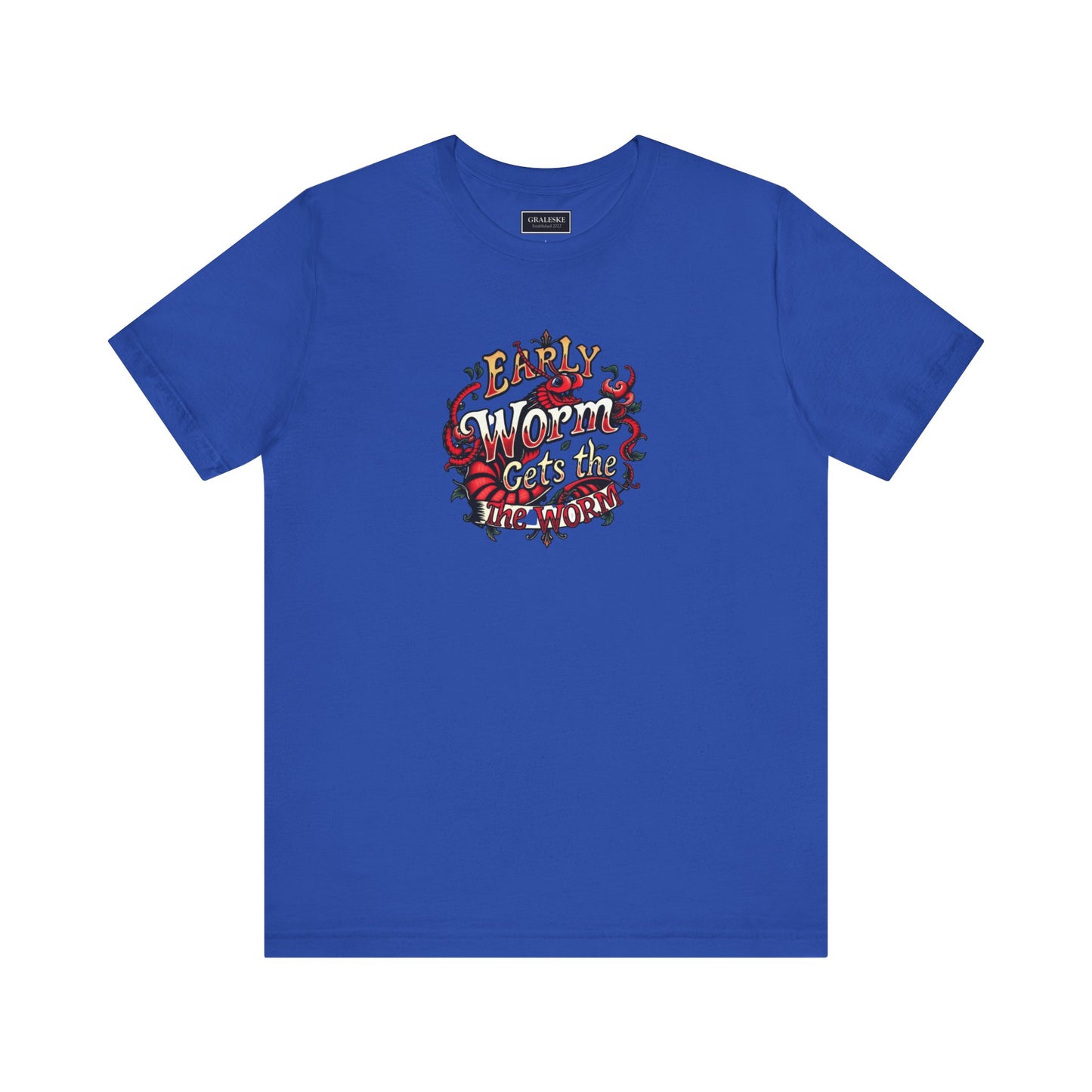 Office Inspired Unisex Tee - 'Early Worm Gets The Worm'