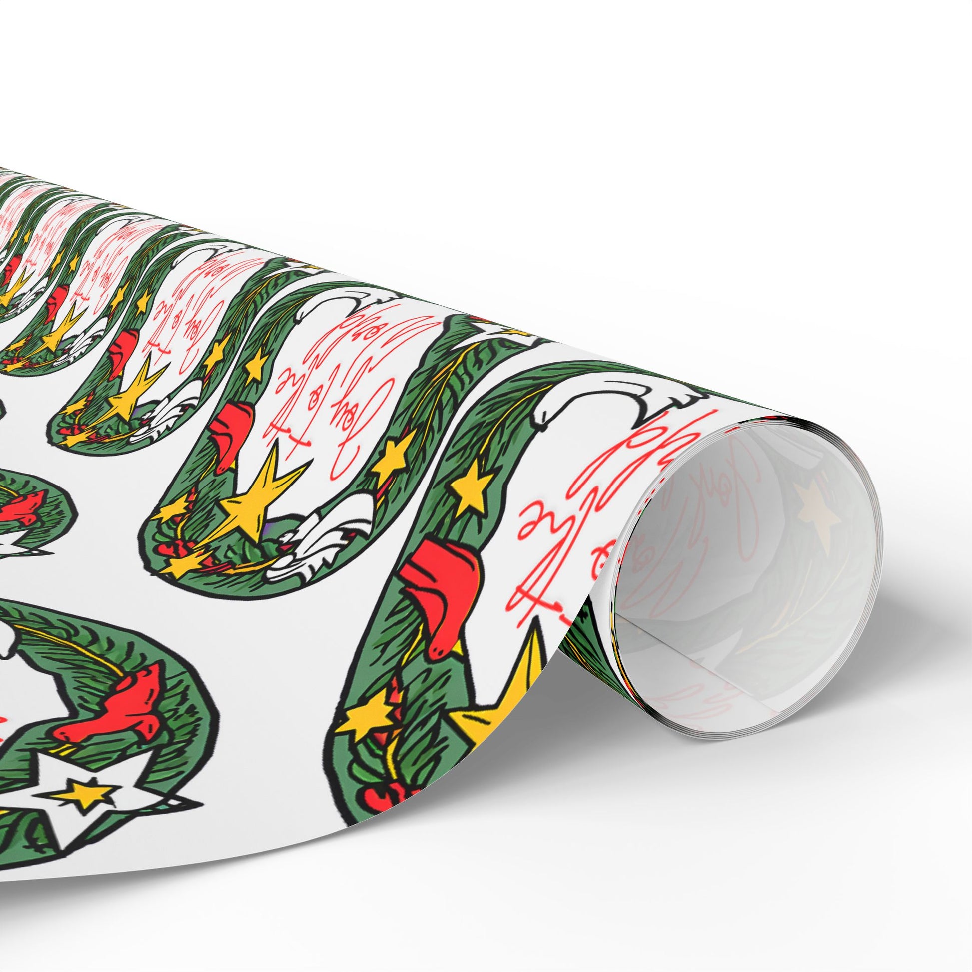 Wrapping Paper - Joy To The World - Graleske