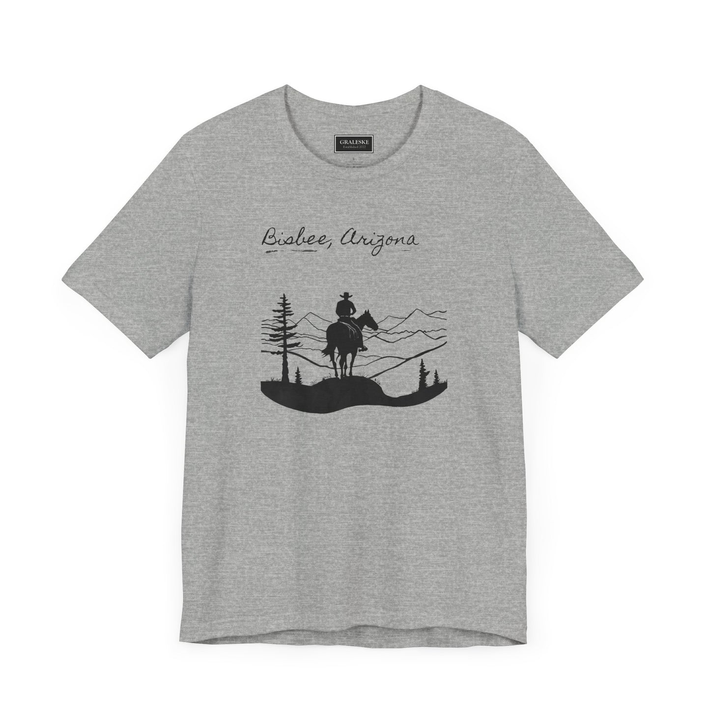 Small Towns Collection Unisex Tee - Bisbee, Arizona Design - Graleske
