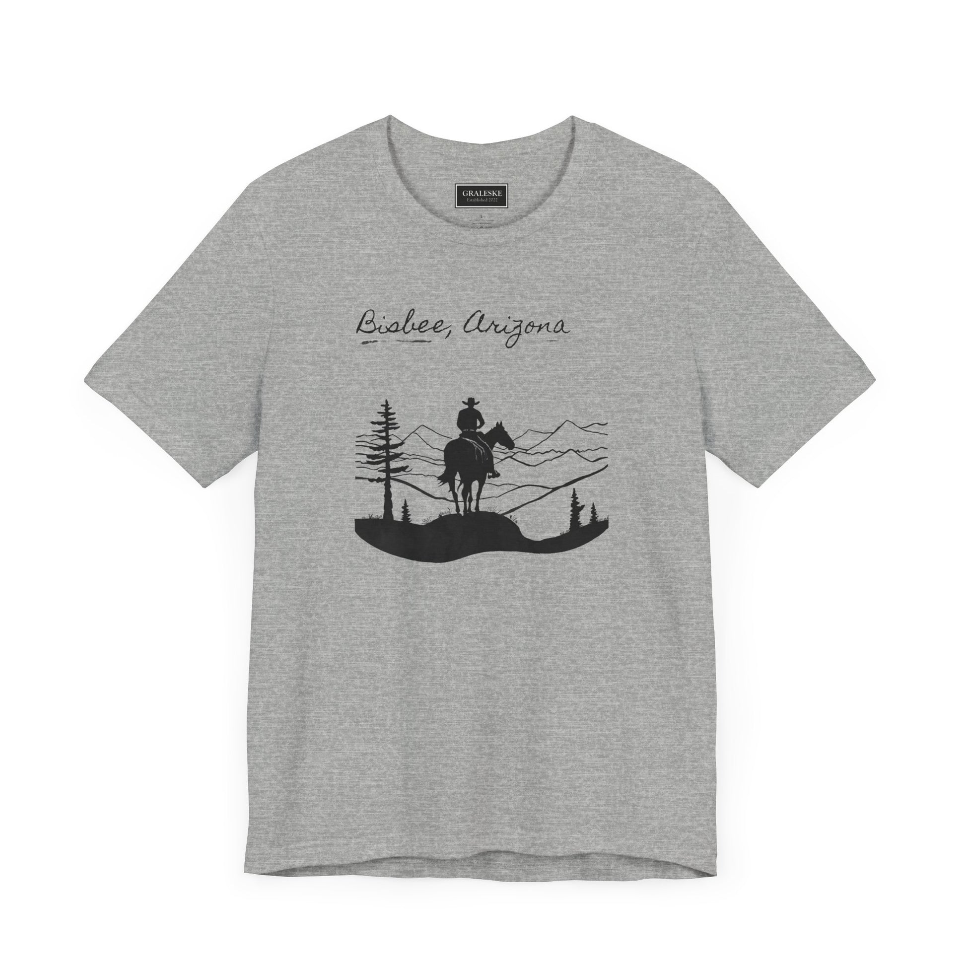 Small Towns Collection Unisex Tee - Bisbee, Arizona Design - Graleske