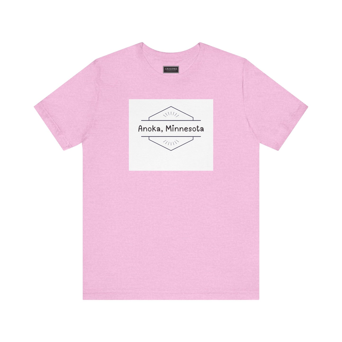 Anoka Minnesota Unisex Tee - Our Small Towns Collection - Graleske