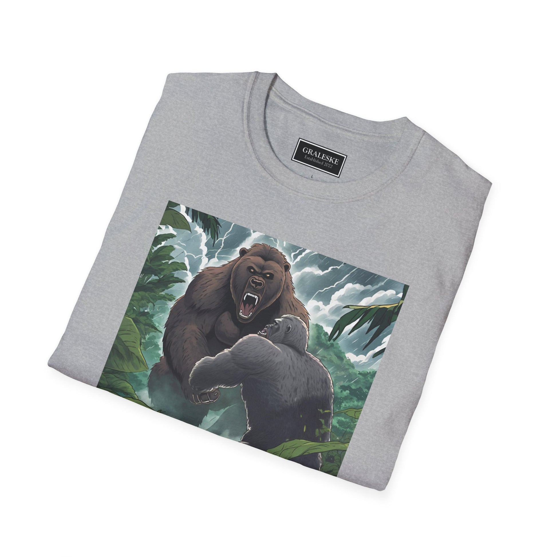 Grizzly vs Gorilla - Unisex T-Shirt - Graleske
