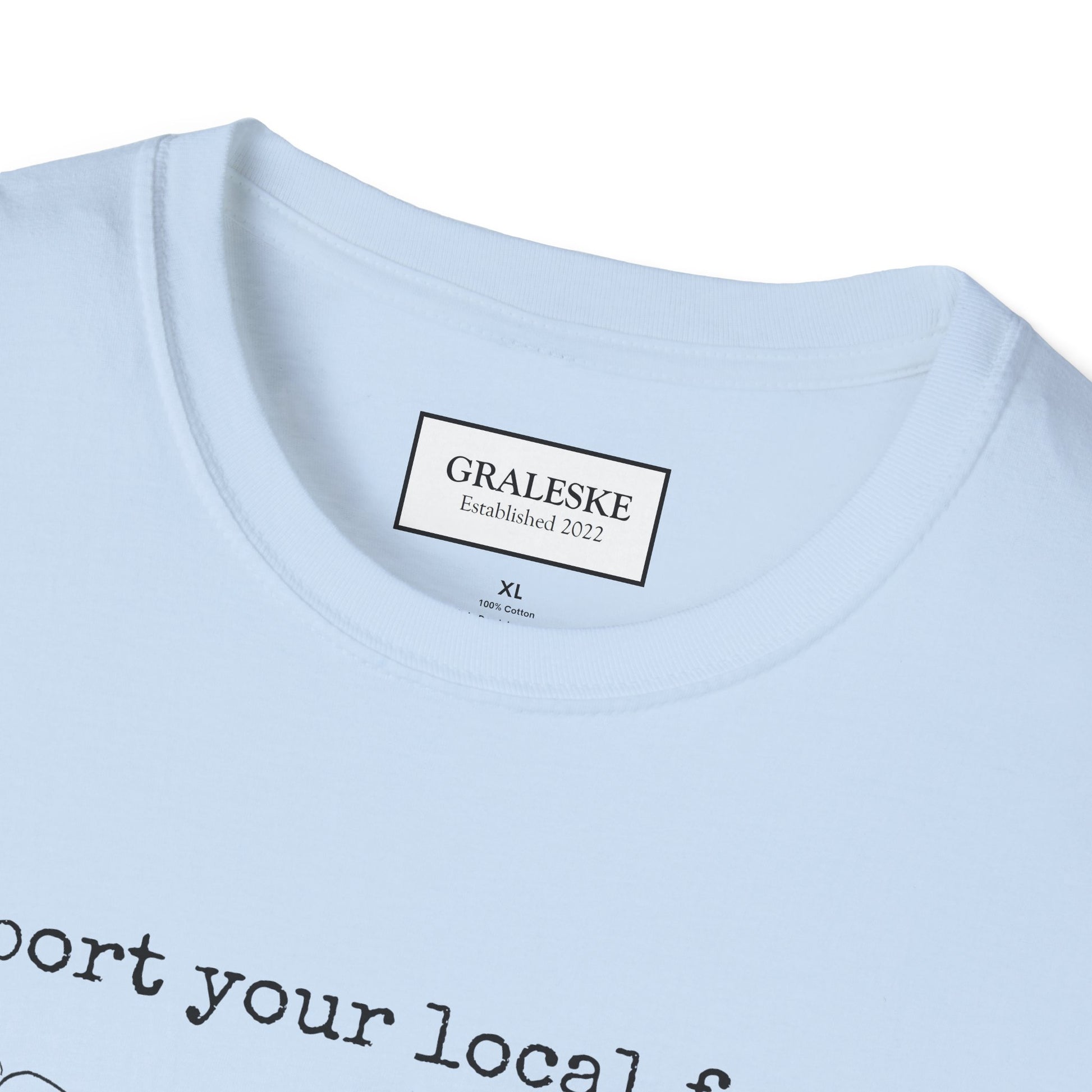 Farmer Support Unisex T-Shirt - Farmer and goat - Graleske