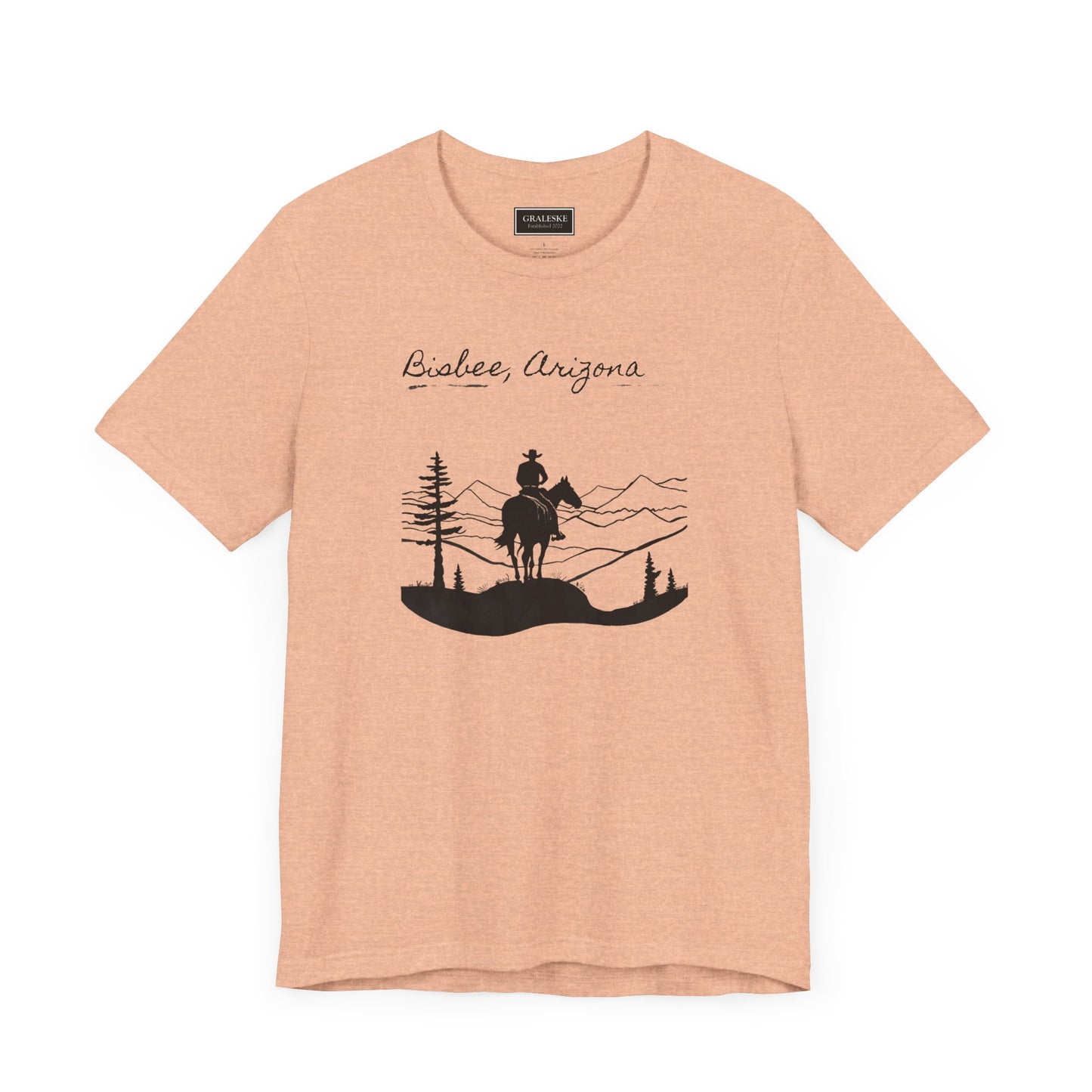 Small Towns Collection Unisex Tee - Bisbee, Arizona Design - Graleske