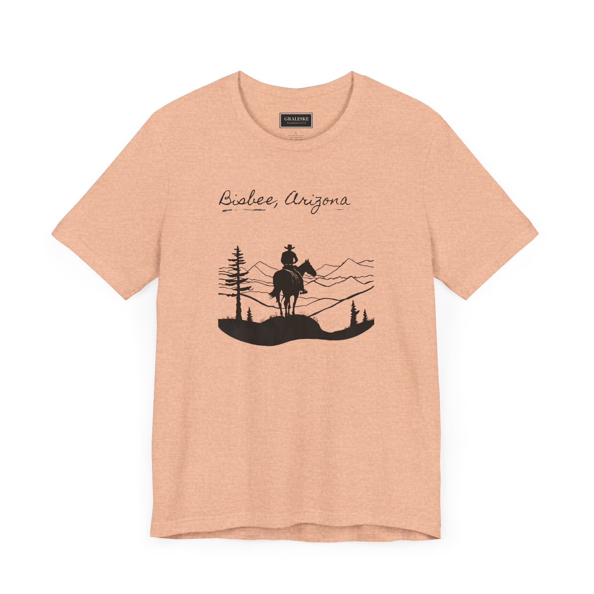 Small Towns Collection Unisex Tee - Bisbee, Arizona Design - Graleske
