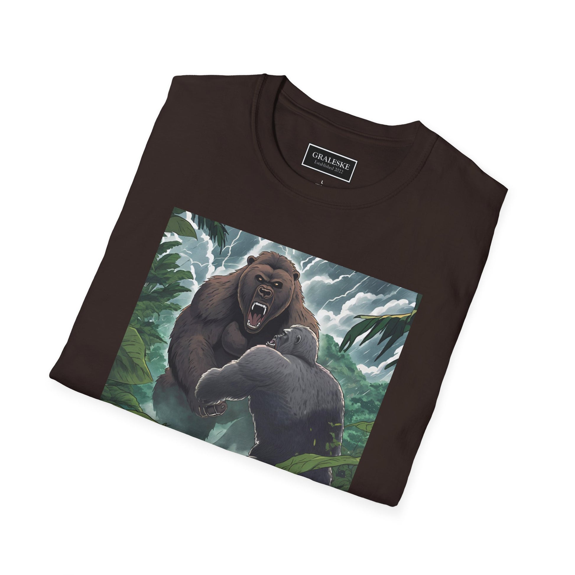 Grizzly vs Gorilla - Unisex T-Shirt - Graleske