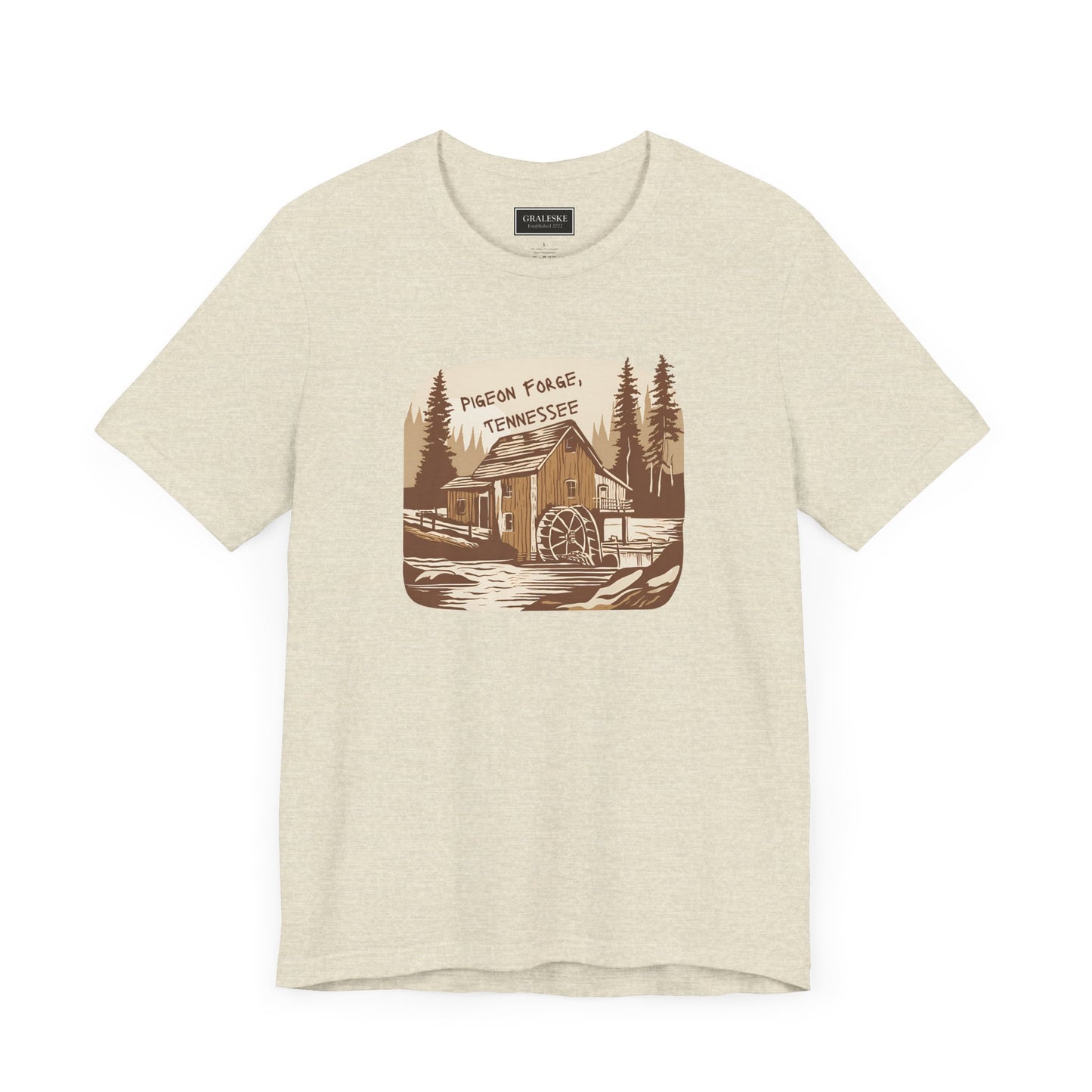Small Towns Collection Unisex Tee - Pigeon Forge, Tennessee Design - Graleske