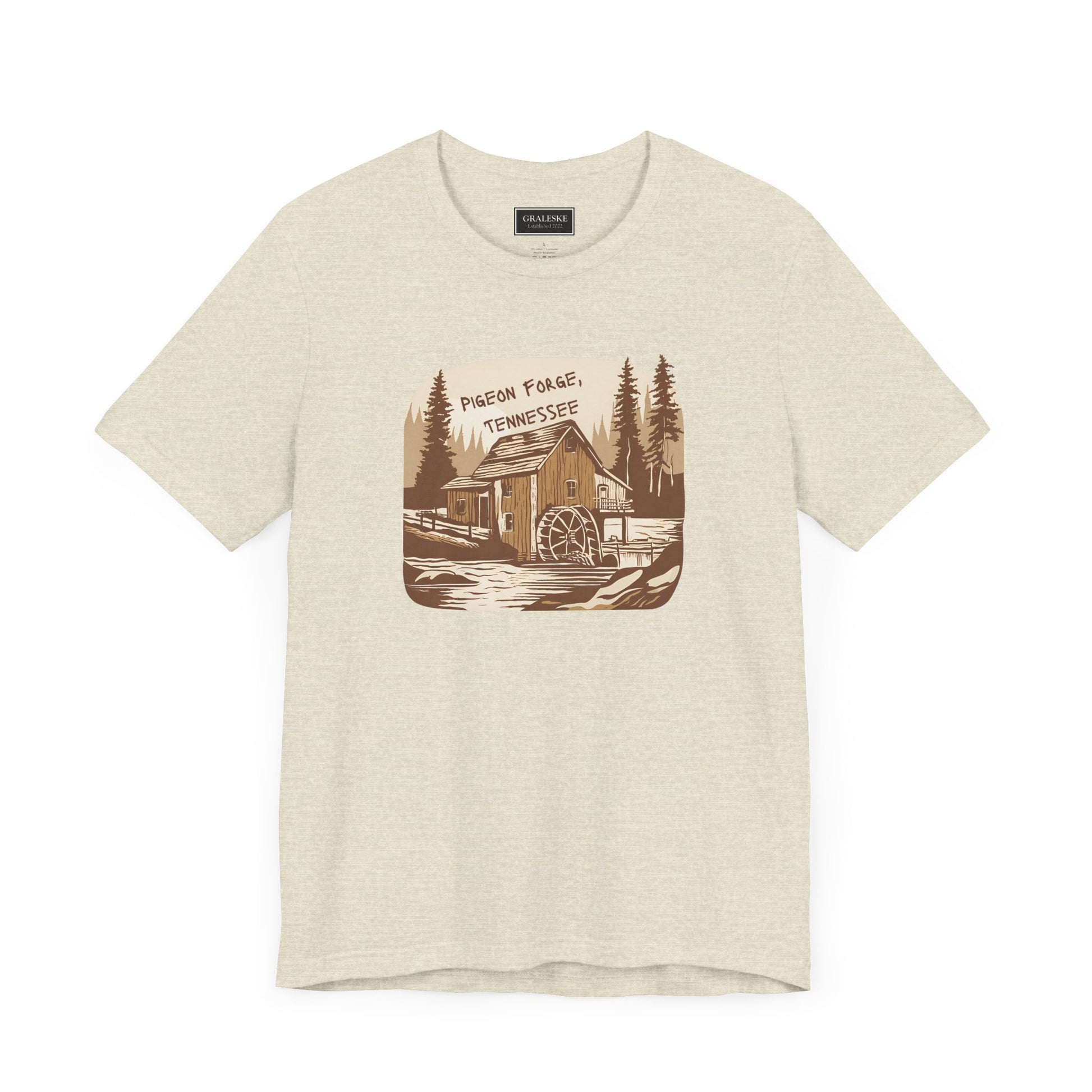 Small Towns Collection Unisex Tee - Pigeon Forge, Tennessee Design - Graleske