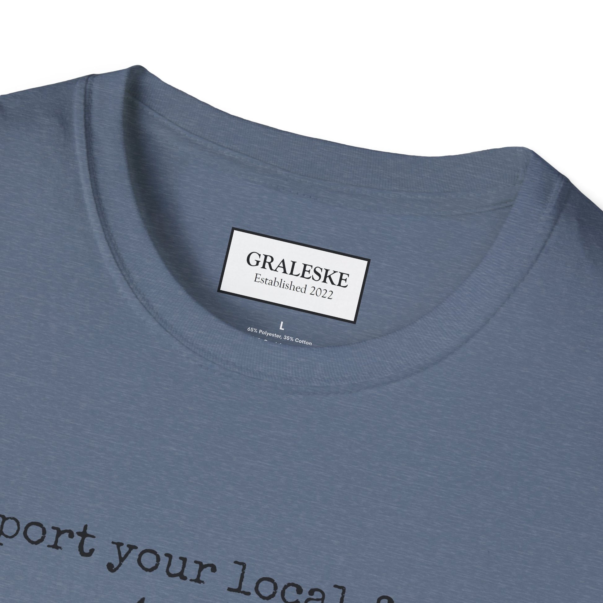 support your local farmer - chicken cow - T-Shirt - Graleske
