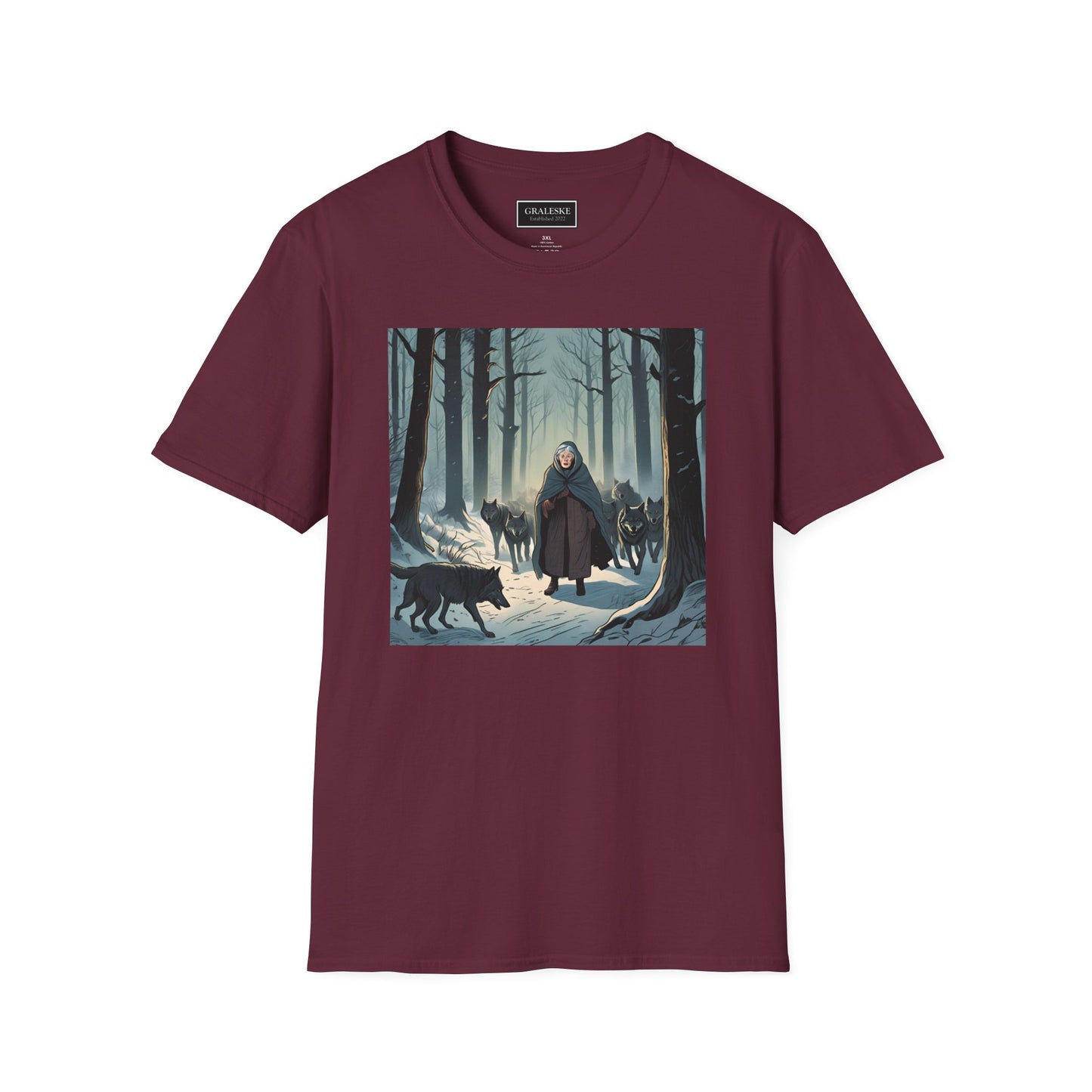 Grandma Leads Wolves Unisex T-Shirt - Graleske