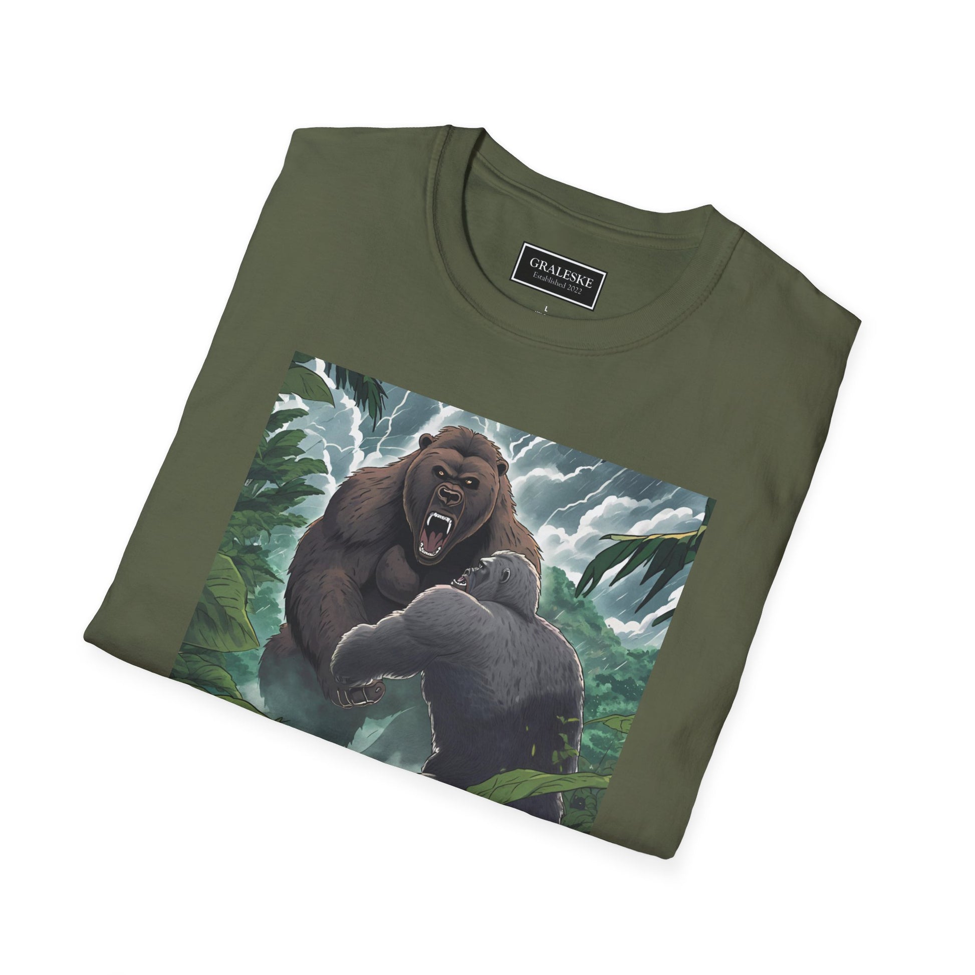 Grizzly vs Gorilla - Unisex T-Shirt - Graleske