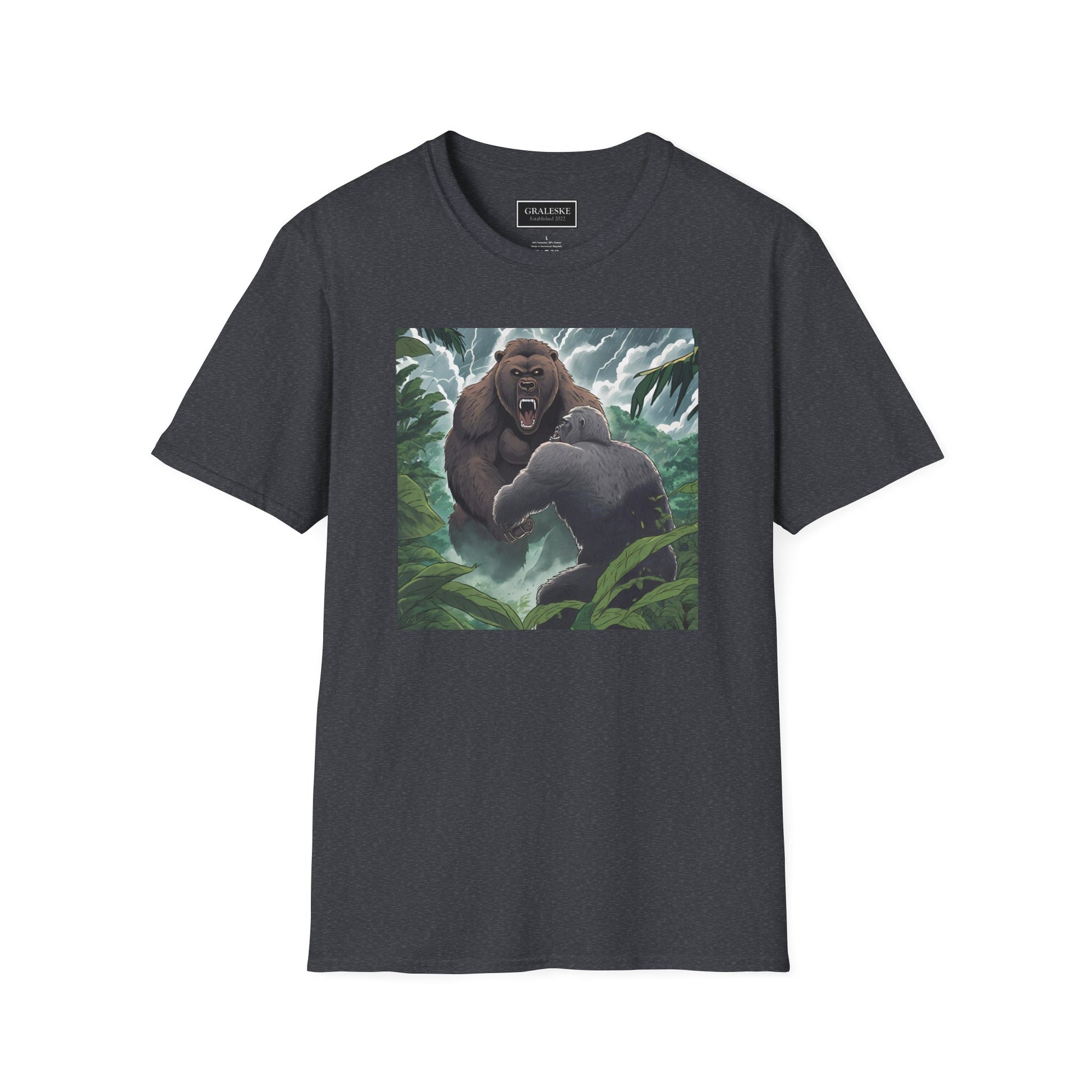 Grizzly vs Gorilla - Unisex T-Shirt - Graleske