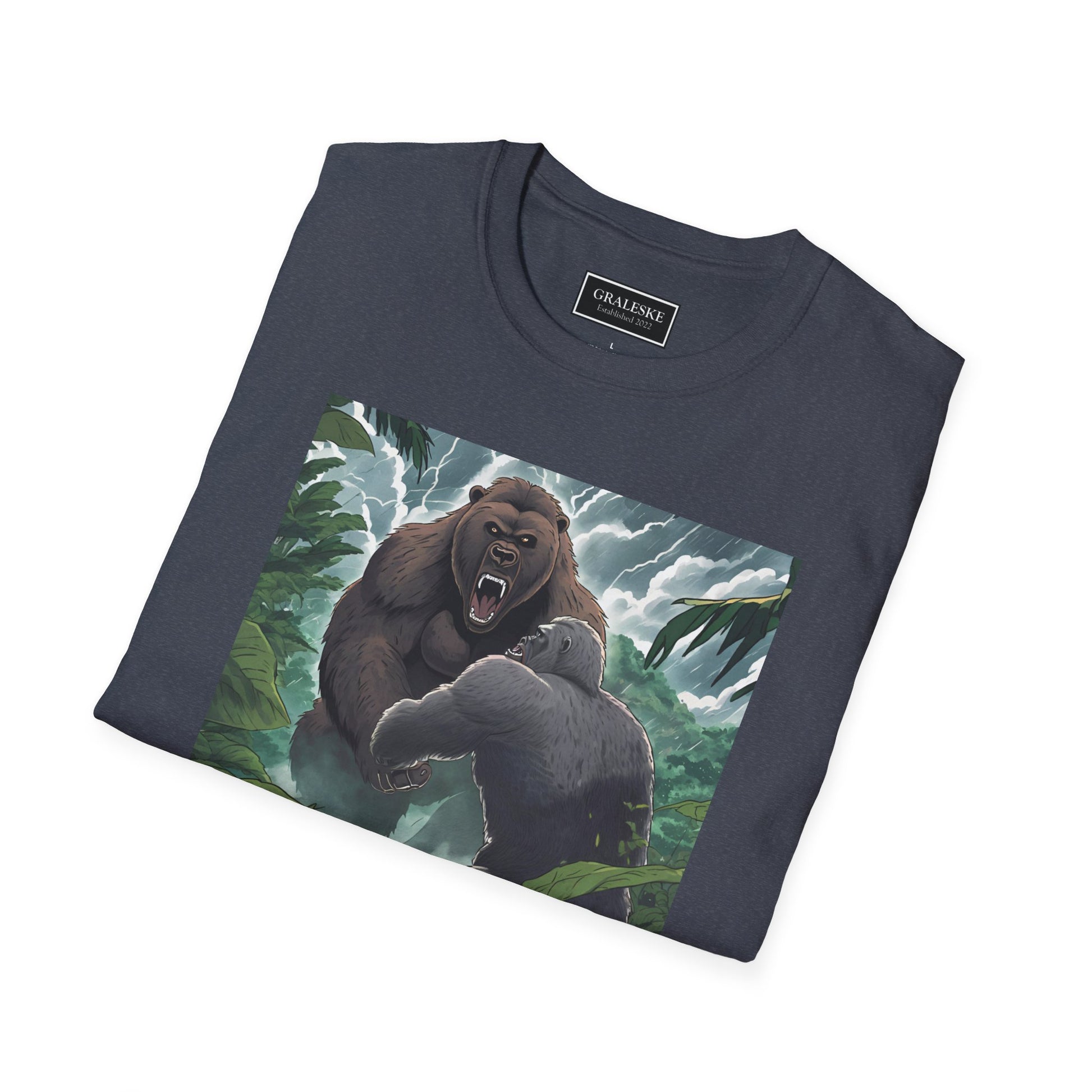 Grizzly vs Gorilla - Unisex T-Shirt - Graleske