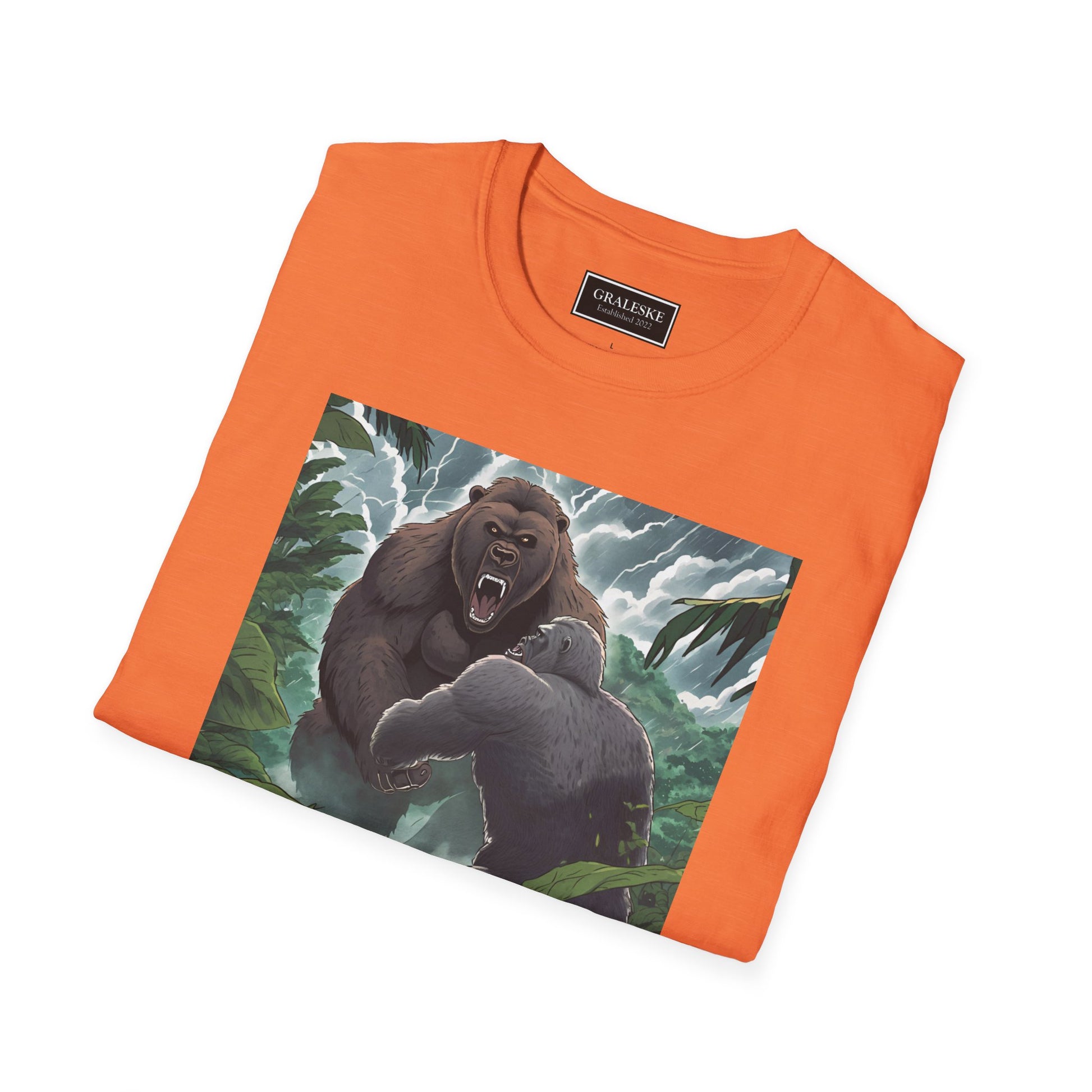 Grizzly vs Gorilla - Unisex T-Shirt - Graleske