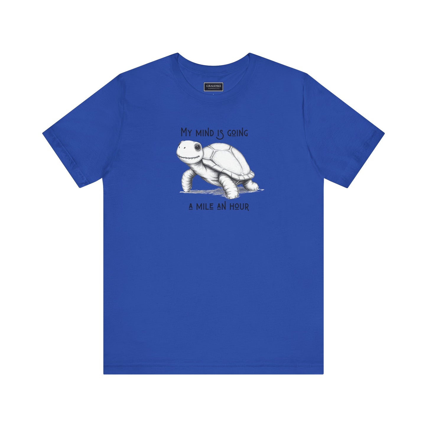 Office Inspired Tee - Unisex T-shirt with 'My Mind Is Going A Mile An Hour' Design