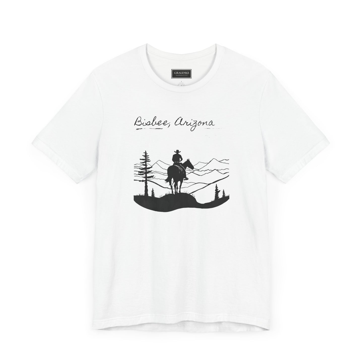 Small Towns Collection Unisex Tee - Bisbee, Arizona Design - Graleske