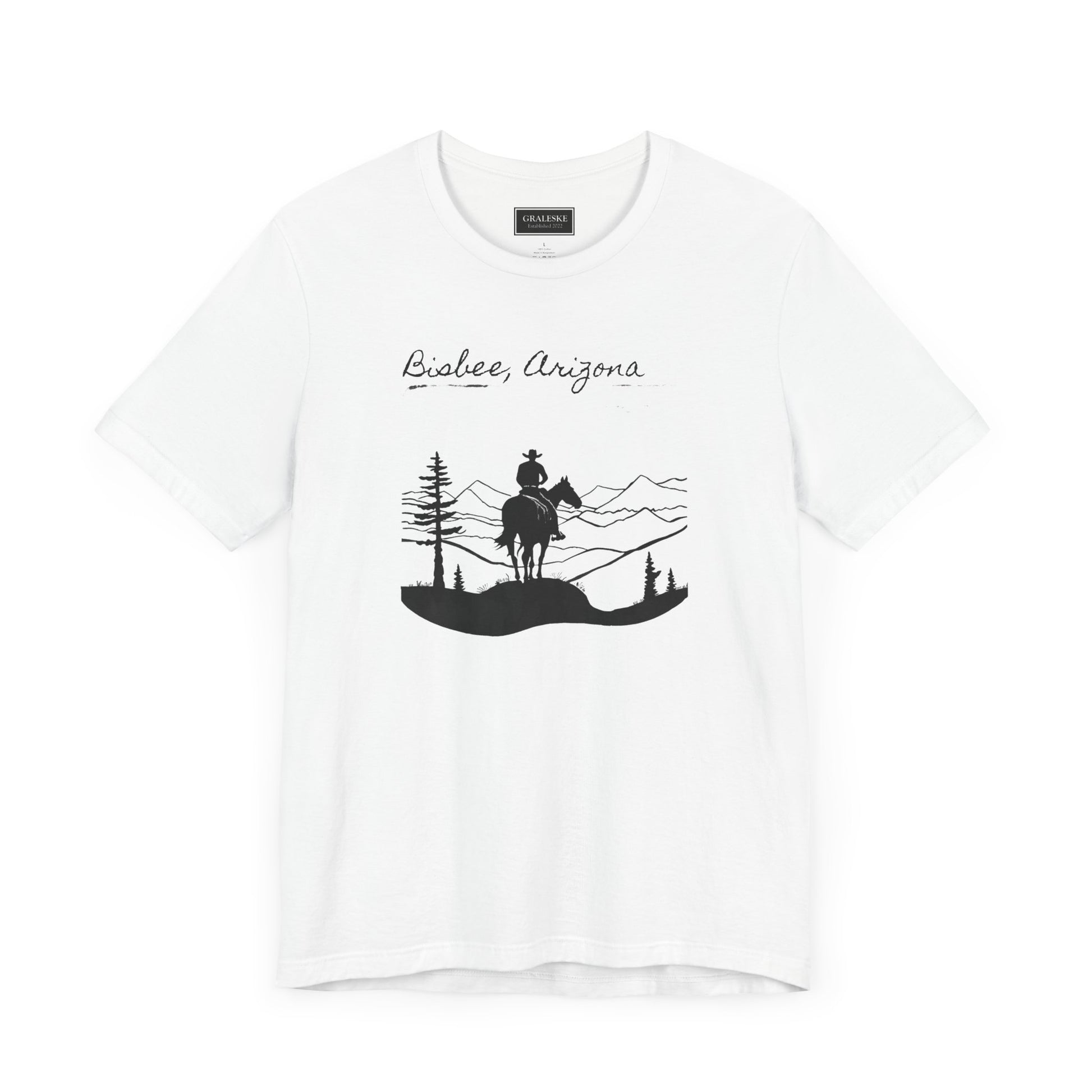 Small Towns Collection Unisex Tee - Bisbee, Arizona Design - Graleske