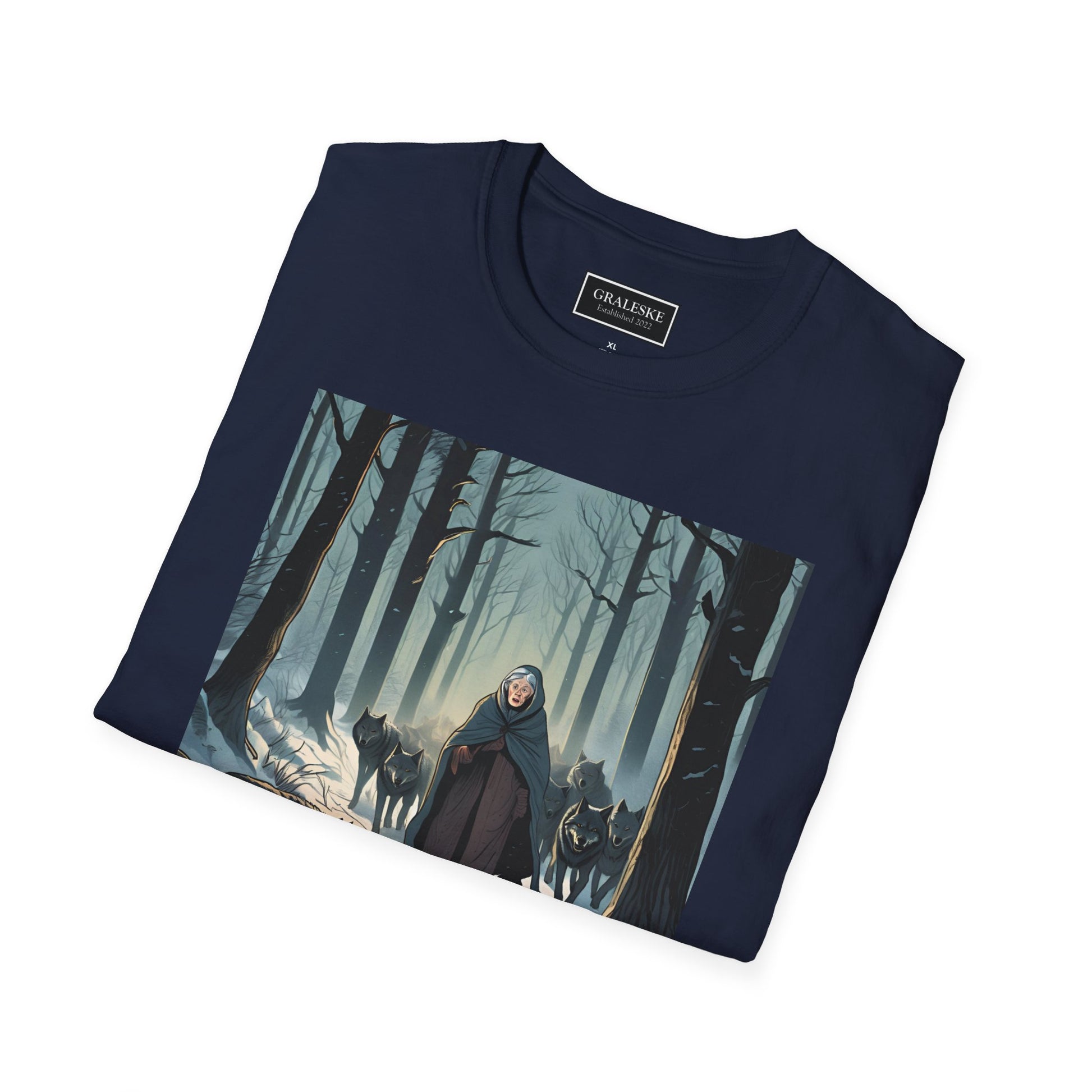 Grandma Leads Wolves Unisex T-Shirt - Graleske