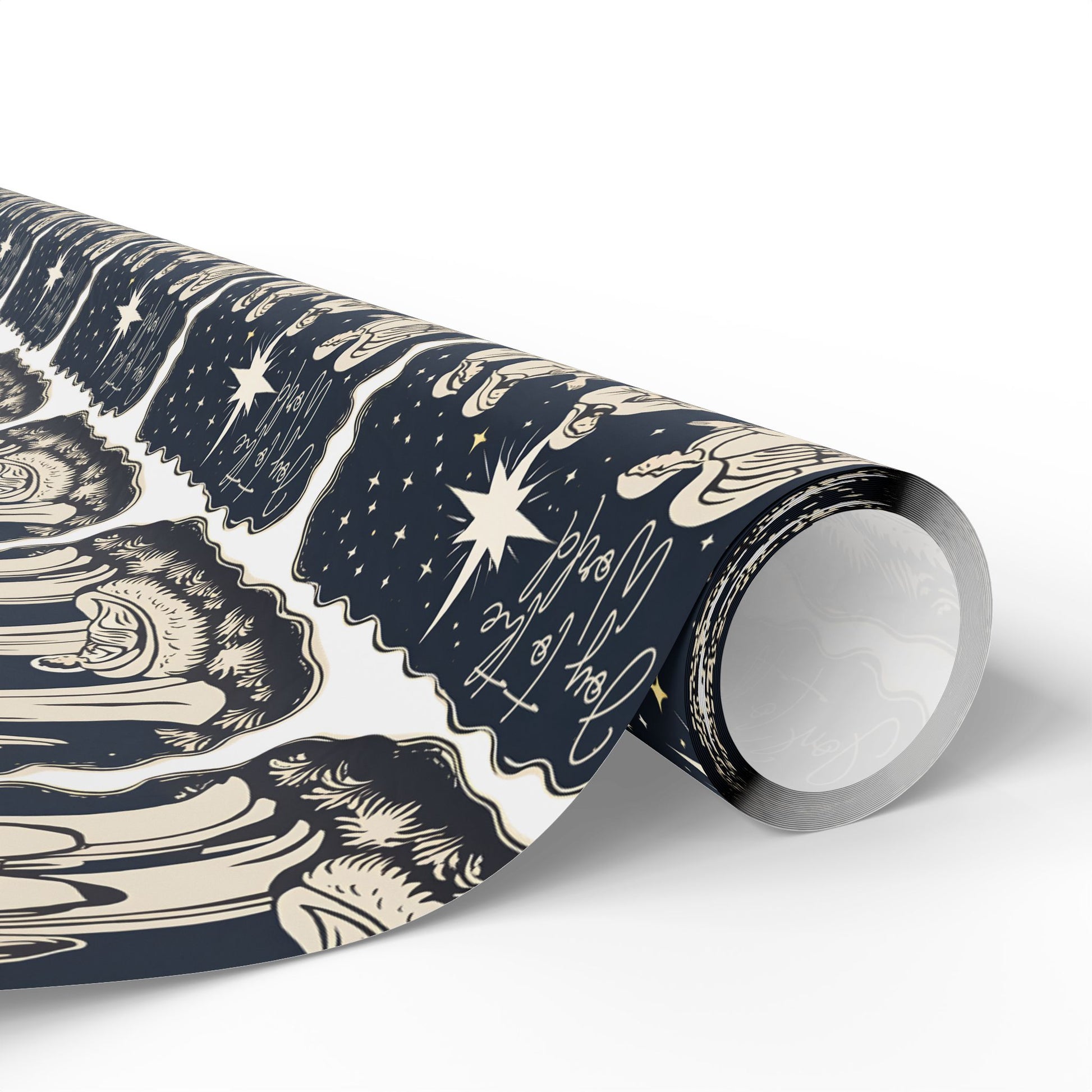 Wrapping Paper - Joy To The World - wisemen - Graleske
