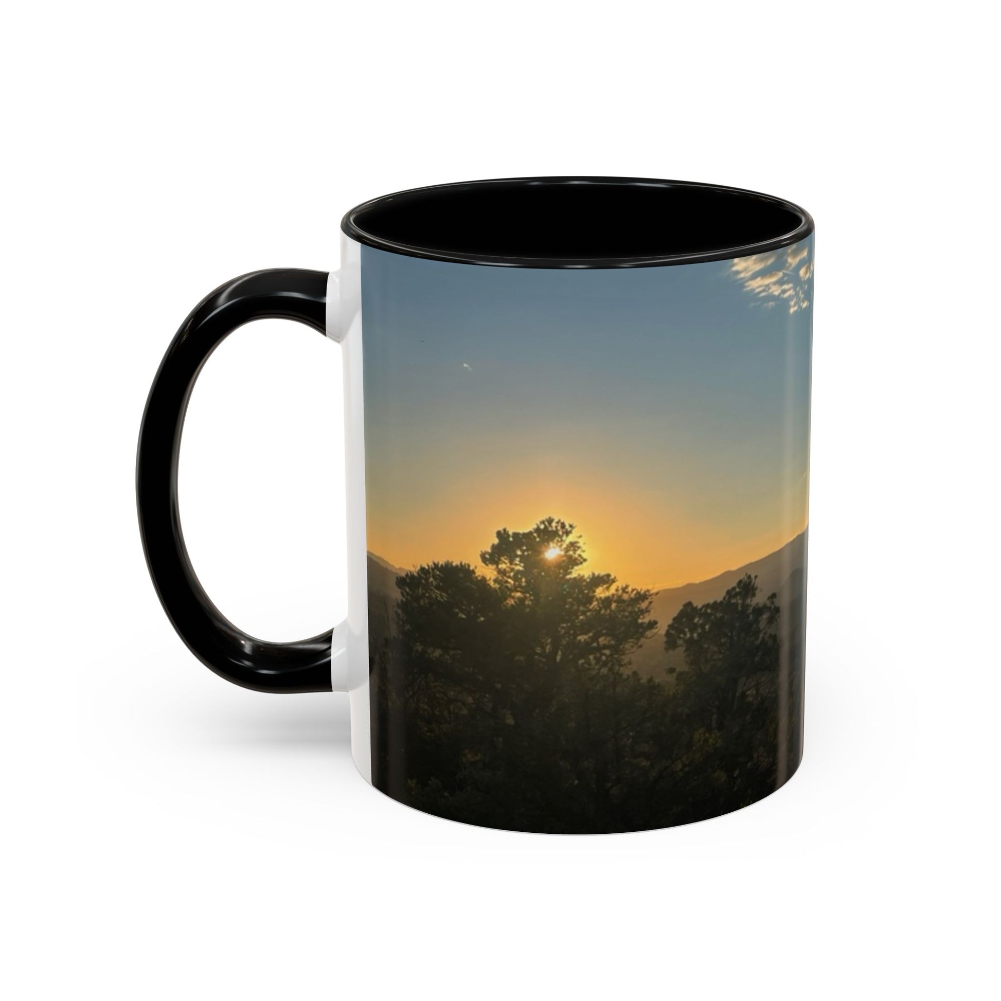 Mug - Beautiful Sunset in Tree of Mount Zion Coffee Mug (11, 15oz) - Graleske