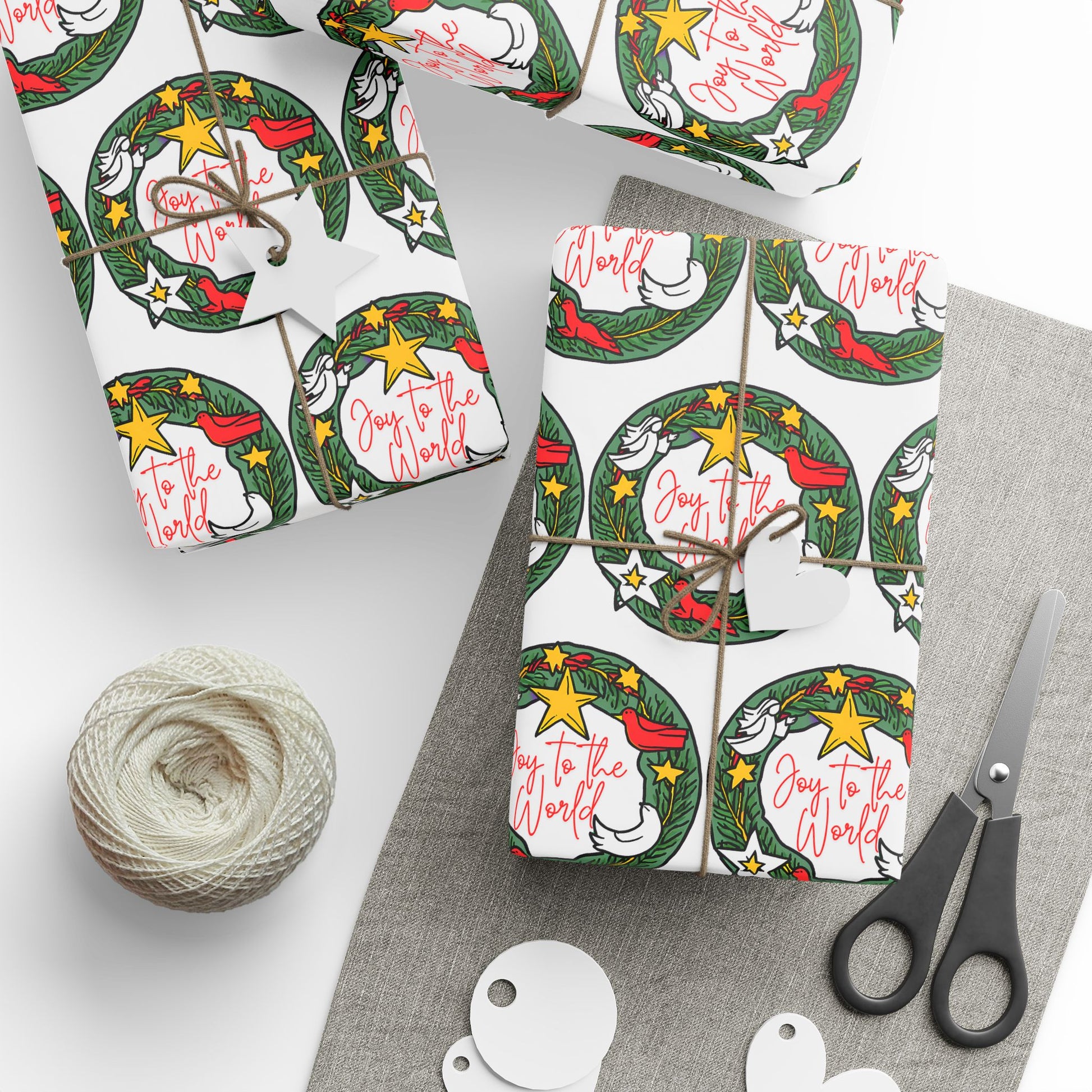 Wrapping Paper - Joy To The World - Graleske