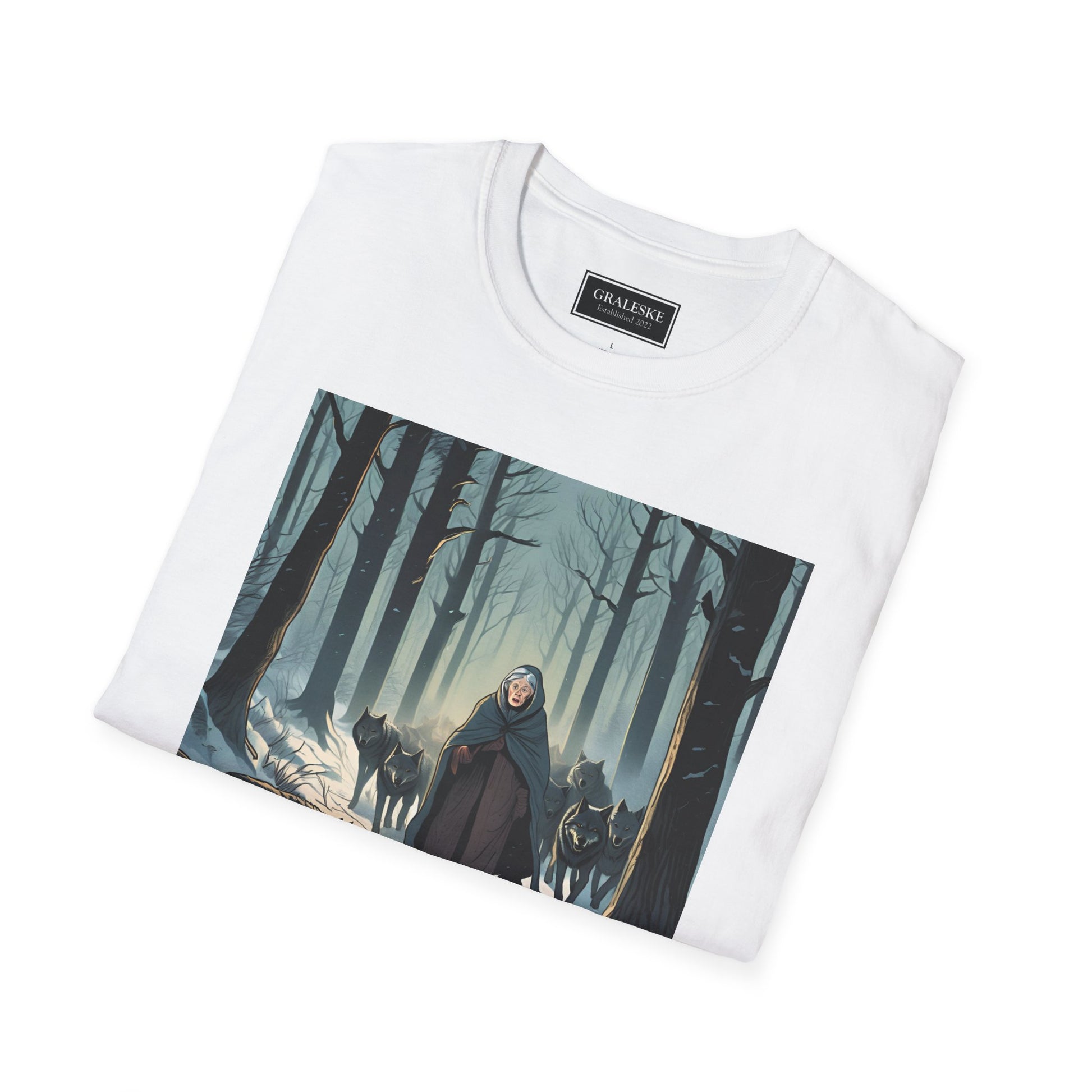 Grandma Leads Wolves Unisex T-Shirt - Graleske