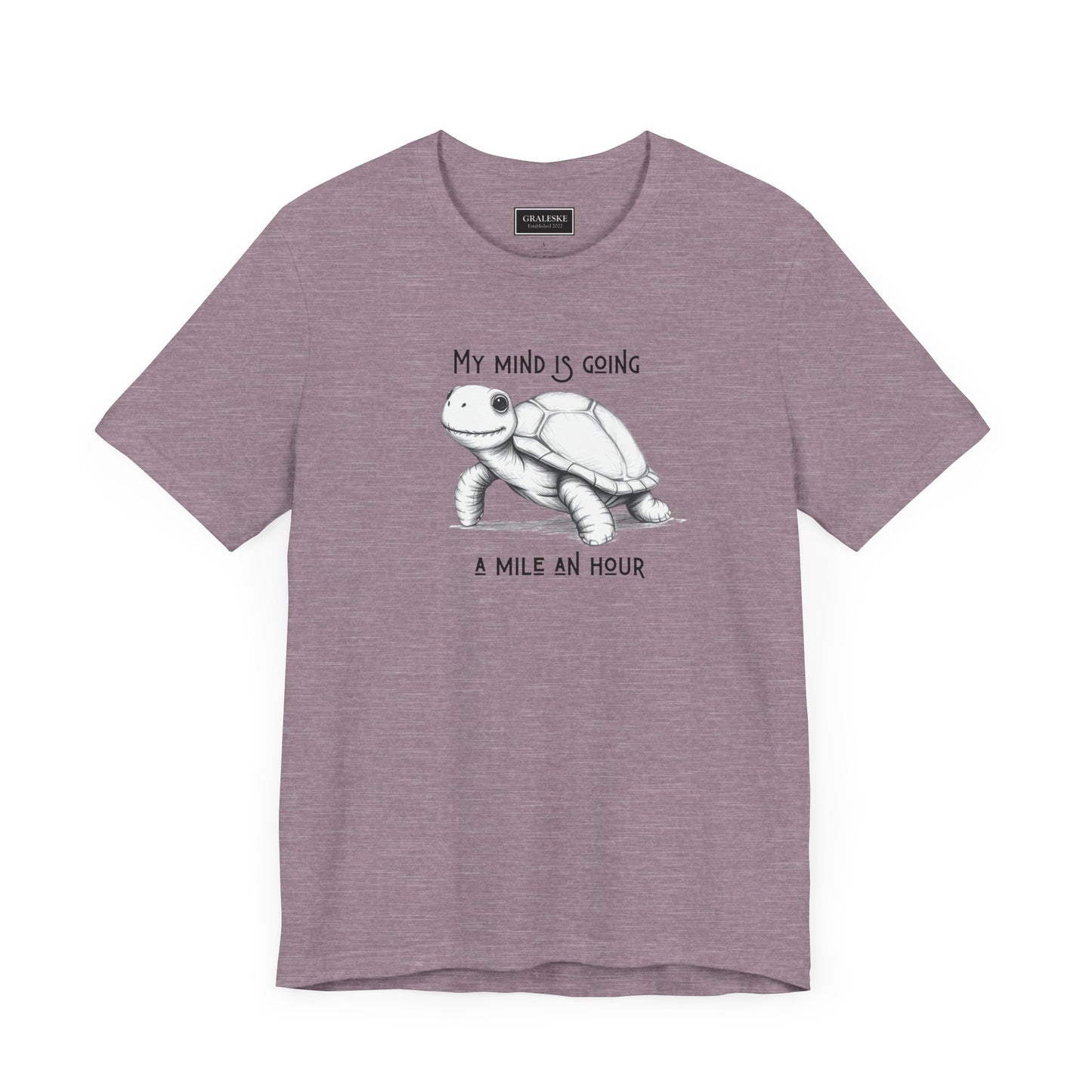 Office Inspired Tee - Unisex T-shirt with 'My Mind Is Going A Mile An Hour' Design