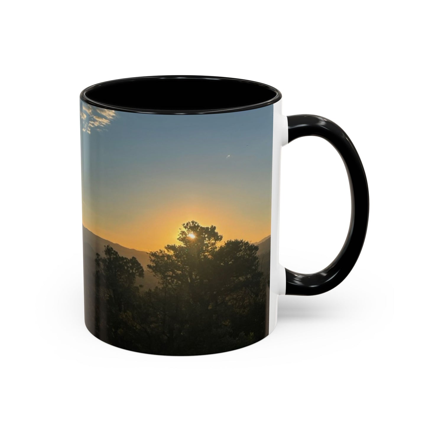 Mug - Beautiful Sunset in Tree of Mount Zion Coffee Mug (11, 15oz) - Graleske
